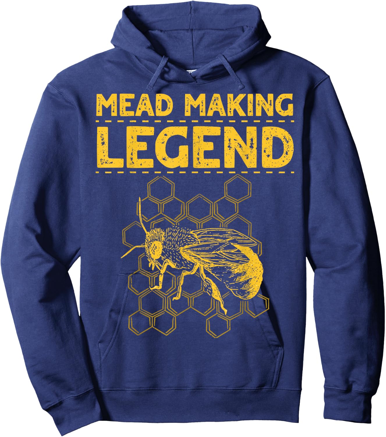 Mead Making Legend Design for a Mead Maker Hoodie - Hoodie | Navy