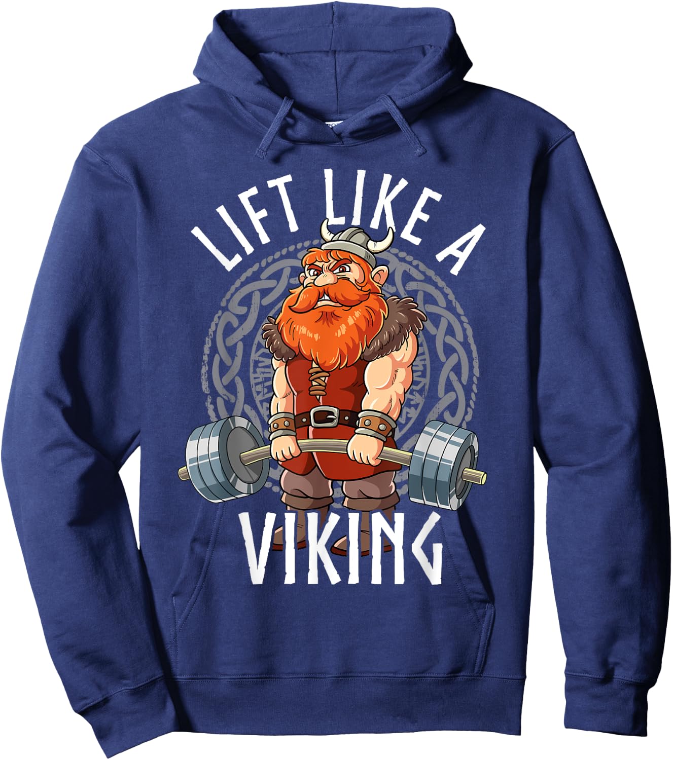 Gym Bodybuilding Lift Like A Viking Hoodie - Hoodie | Navy
