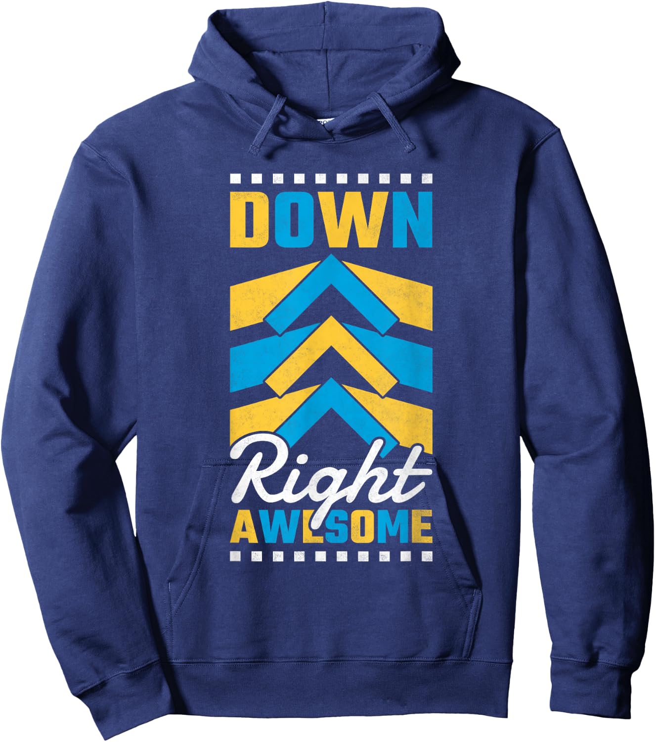 Down Right Awesome, T21 Awareness Hoodie - Hoodie | Navy