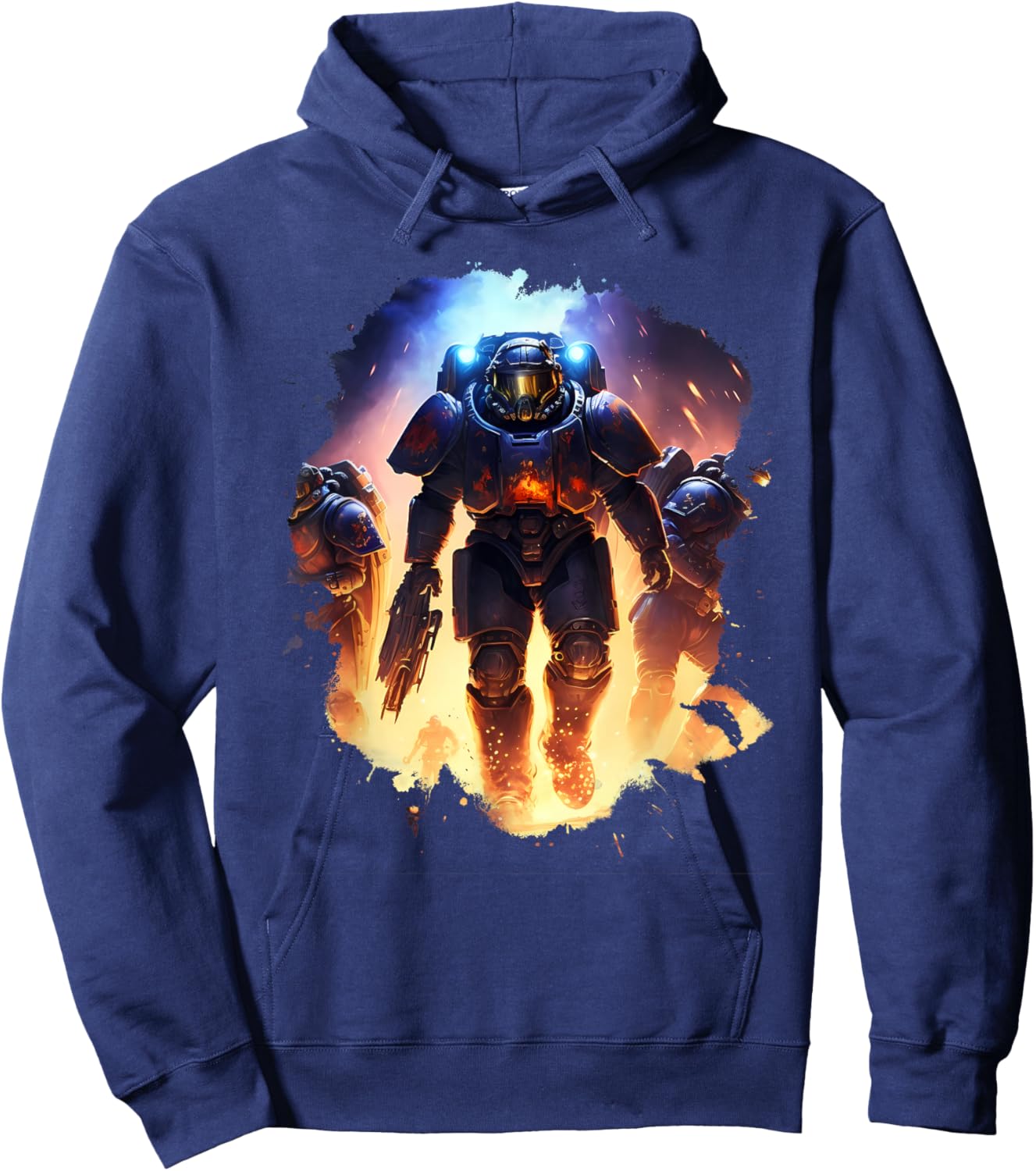 Heroes in Space The Epic Space Marines Hoodie - Hoodie | Navy