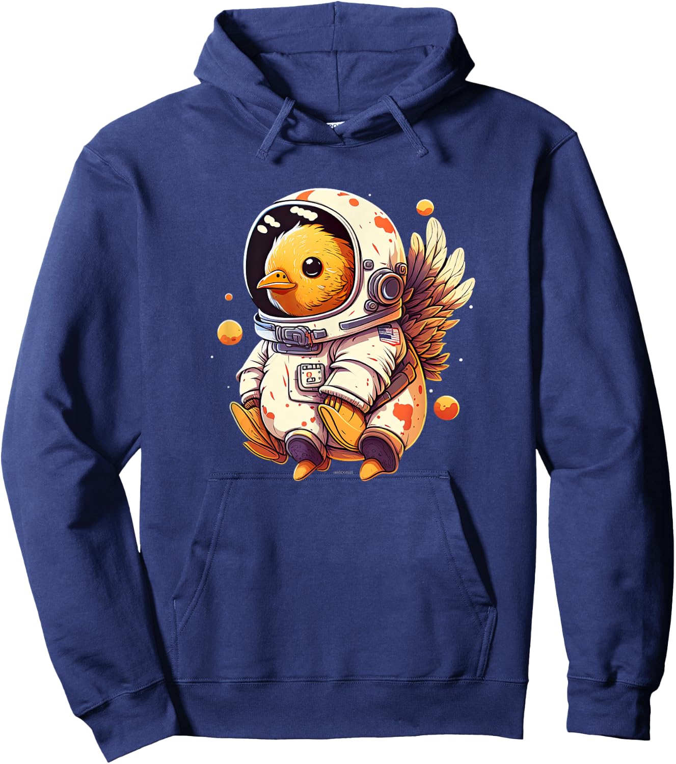 Chicken Cool Astronaut space Hoodie - Hoodie | Navy