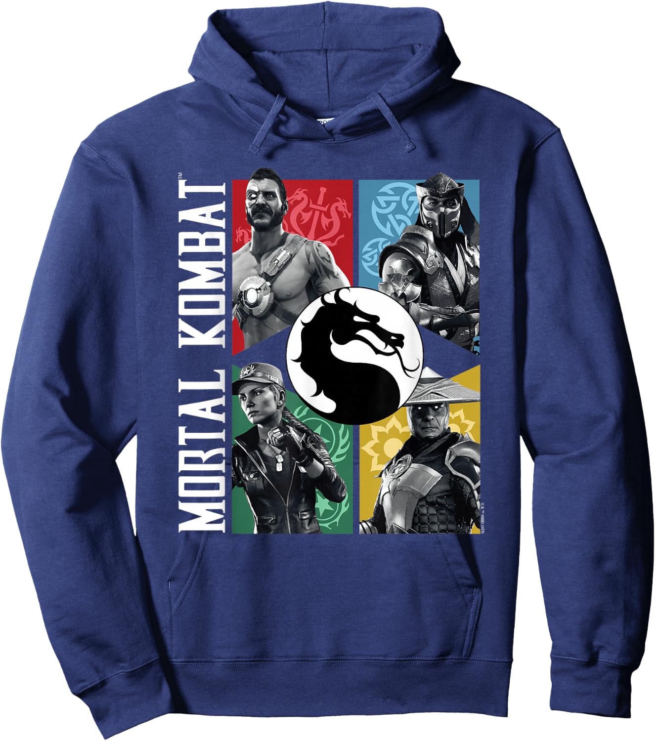 Mortal Kombat - Character Grid Hoodie - Hoodie | Navy