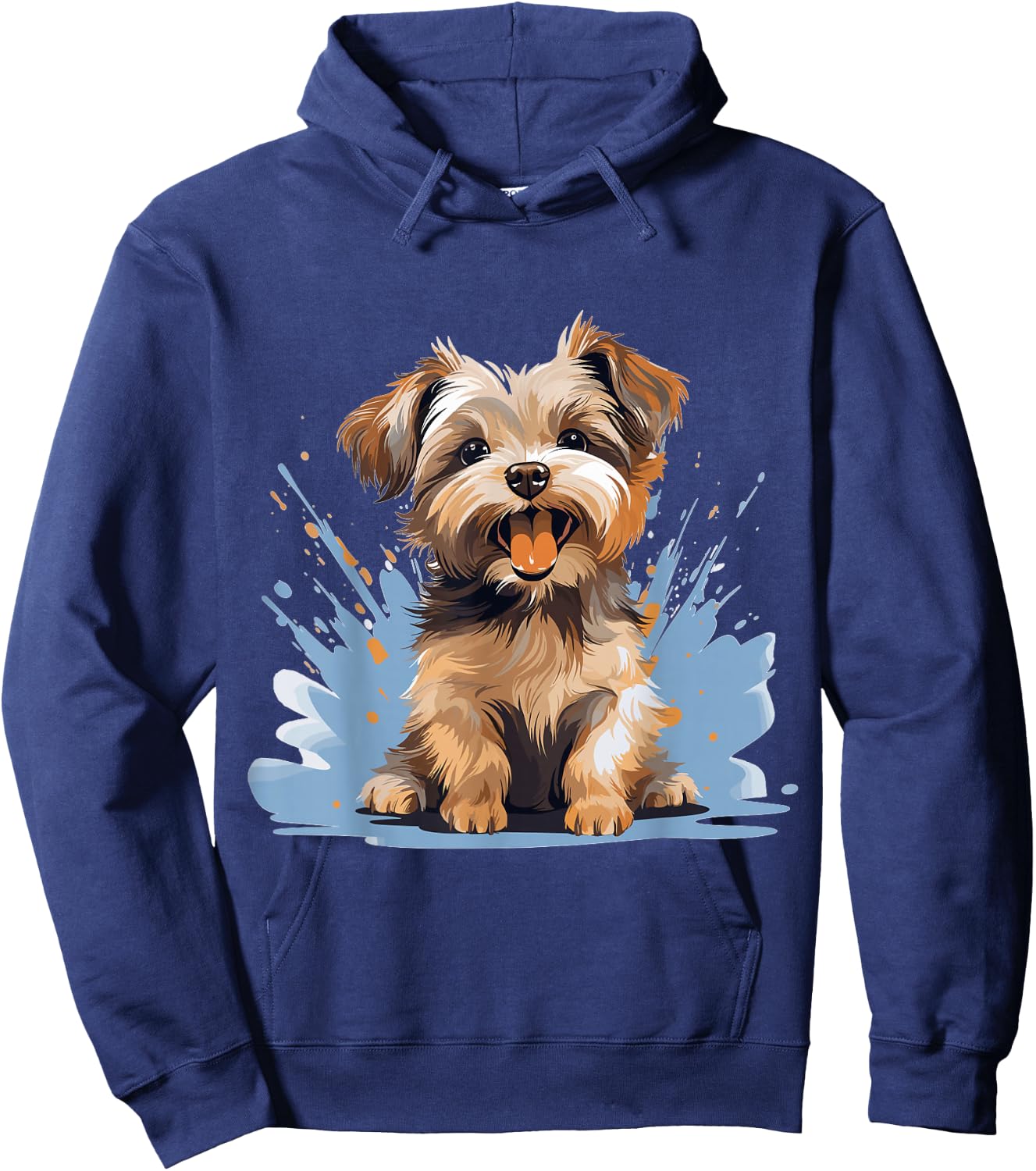 Morkie Dog Breed Pet Cute Graphic Hoodie - Hoodie | Navy