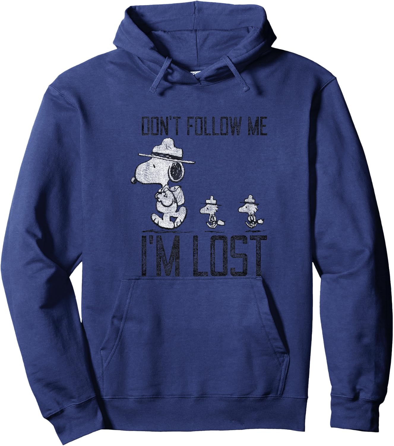 Peanuts - Snoopy Don't Follow Me Im Lost Hoodie - Hoodie | Navy