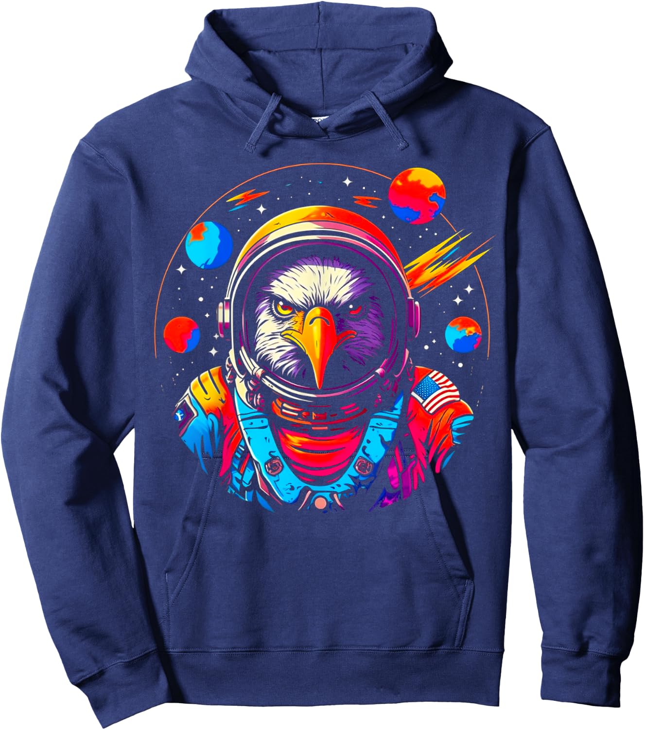 Astronaut Eagle Hoodie - Hoodie | Navy