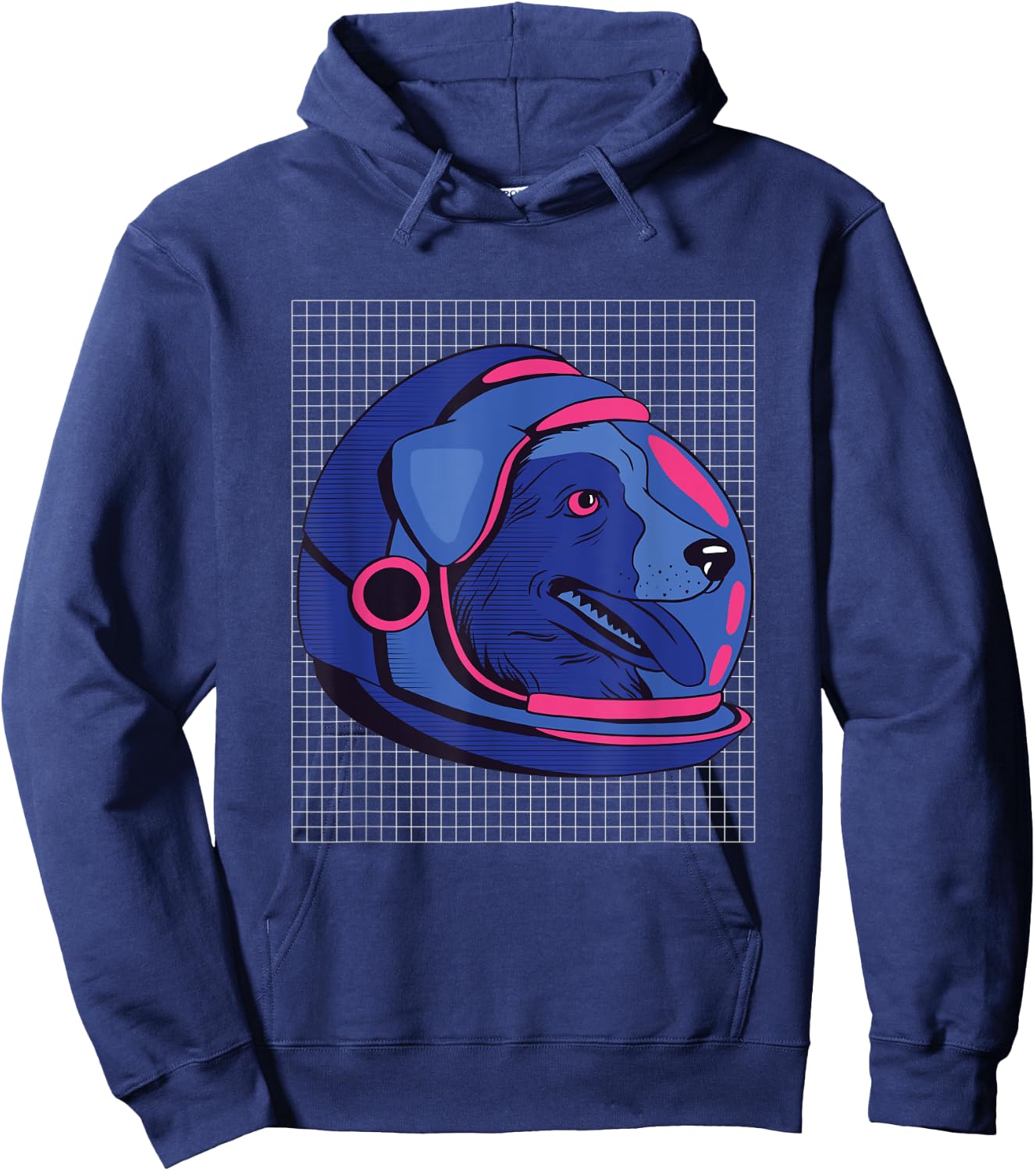 Astronaut Laika Russia Dog Hoodie - Hoodie | Navy