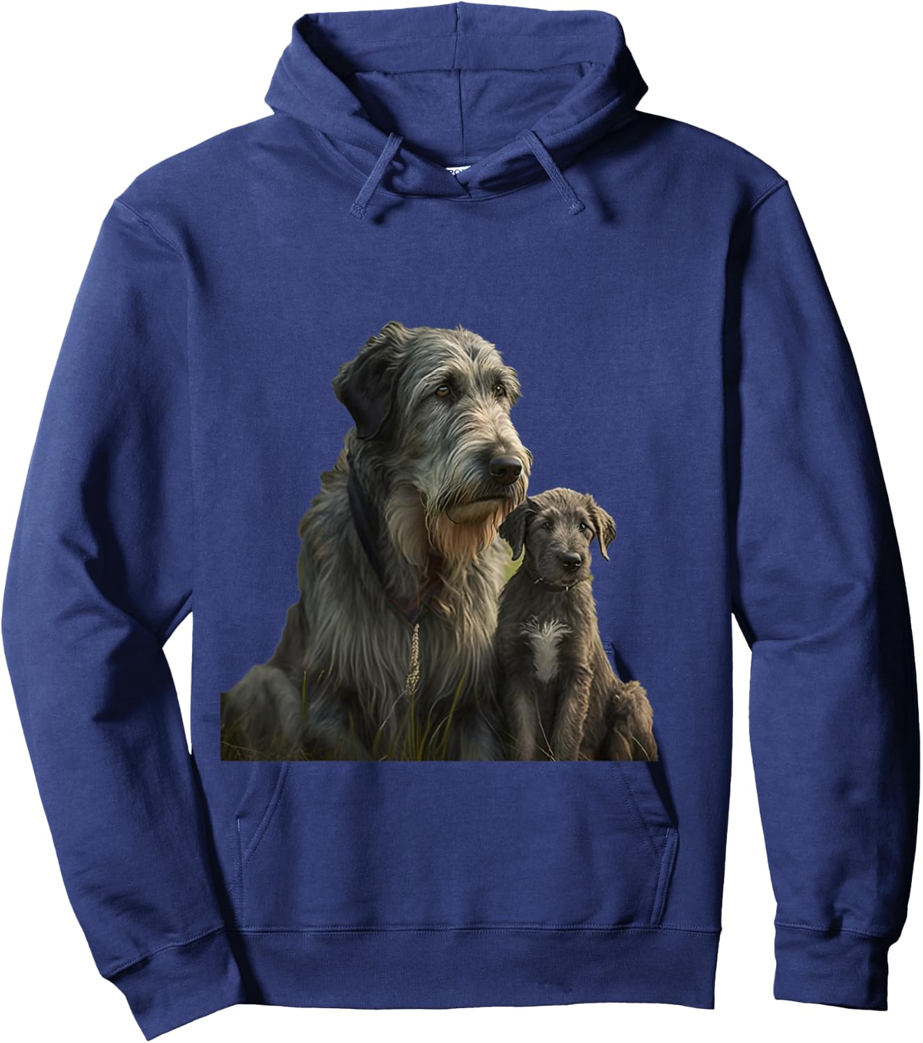 Irish Wolfhound Fathers Day - Irish Wolfhound Hoodie - Hoodie | Navy
