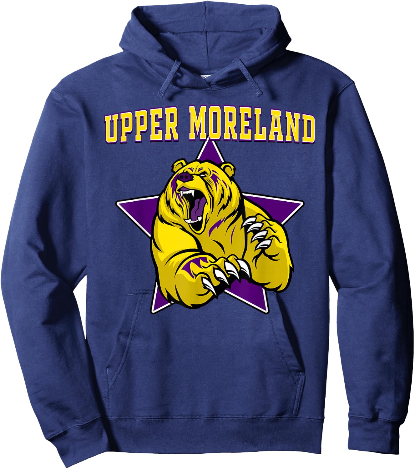Upper Moreland Bears High School Team Spirit Hoodie - Hoodie | Navy