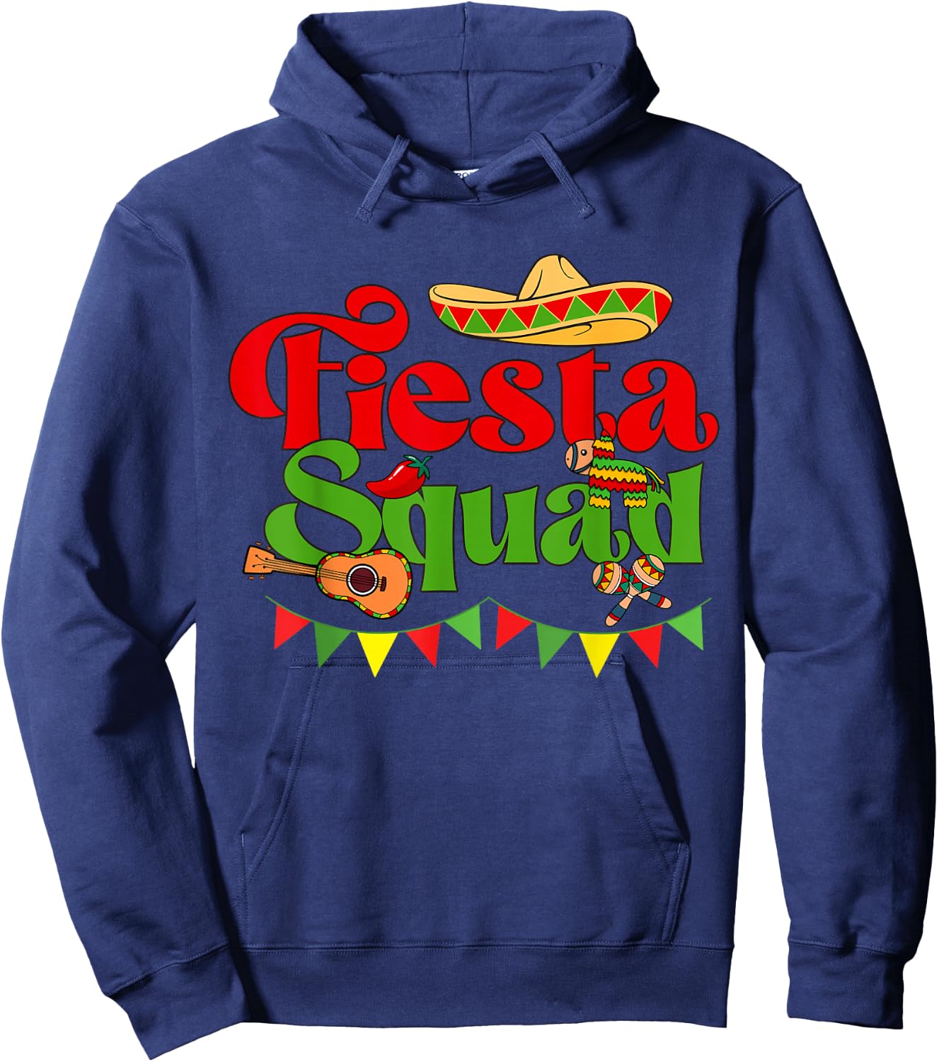 Down To Fiesta Design - Fiesta Squad Hoodie - Hoodie | Navy