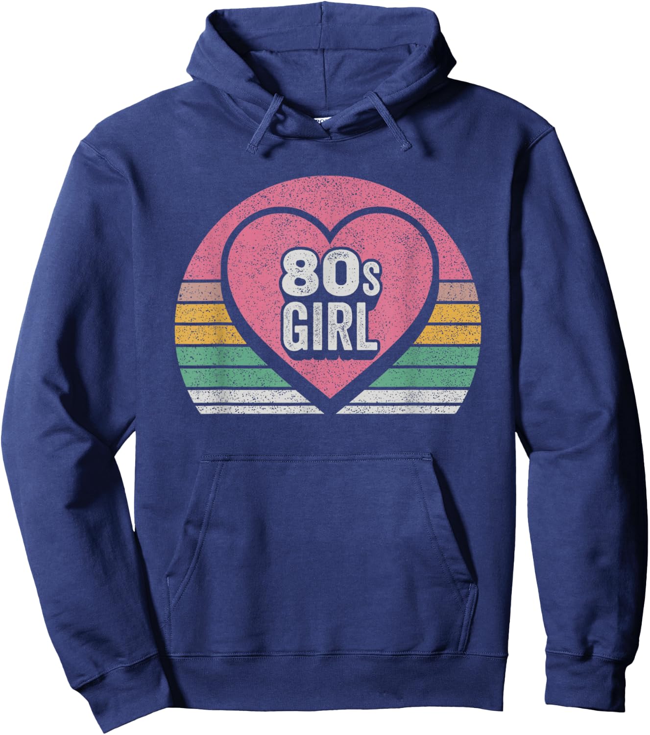Vintage Retro 80's Girl Birthday Party Women Hoodie - Hoodie | Navy