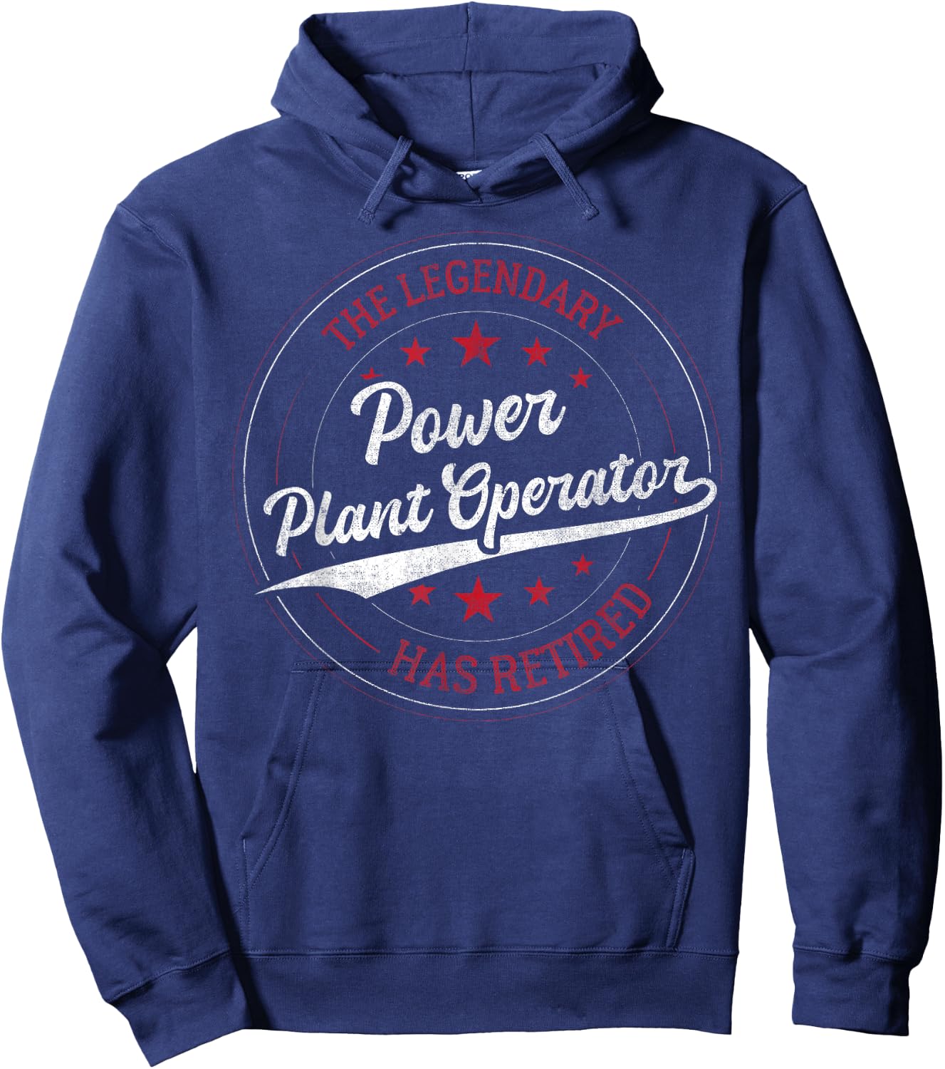 Legendary Retired Power Plant Operator Hoodie - Hoodie | Navy
