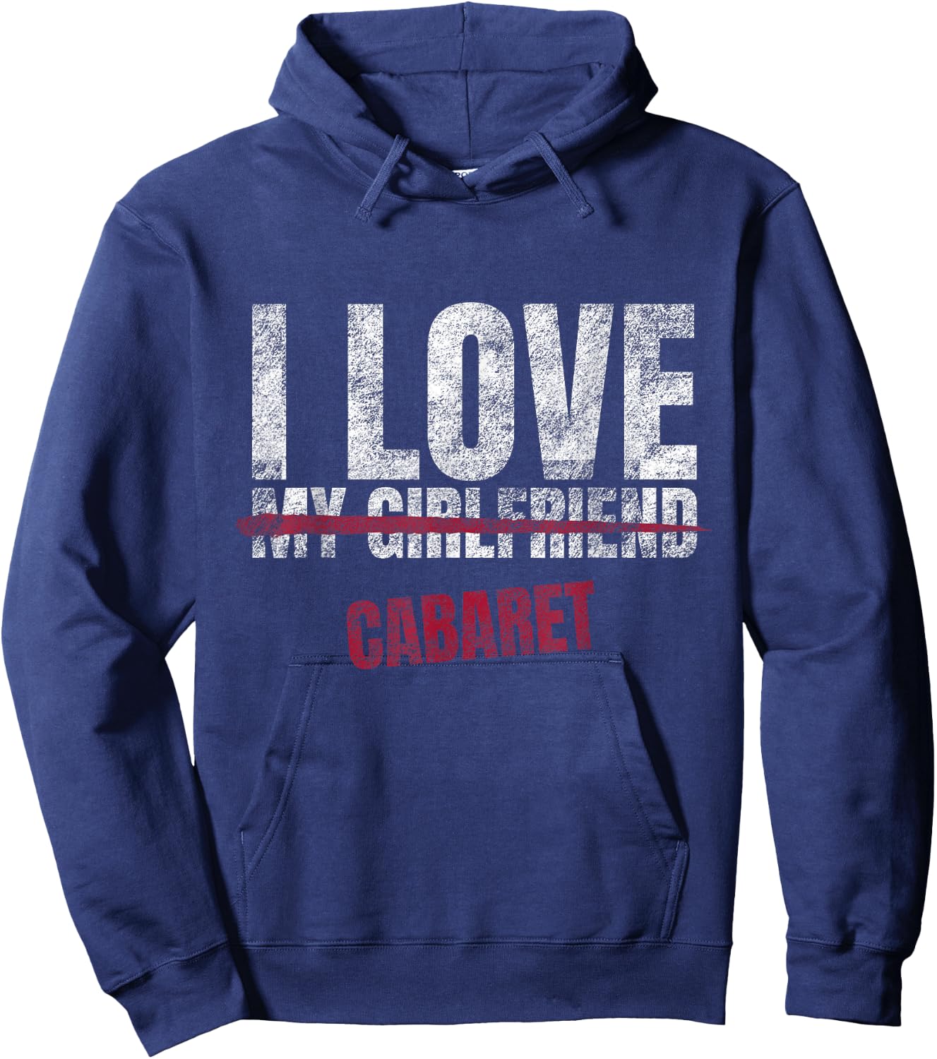 Cabaret Music Lover Genre Melody Sound Musician Hoodie - Hoodie | Navy