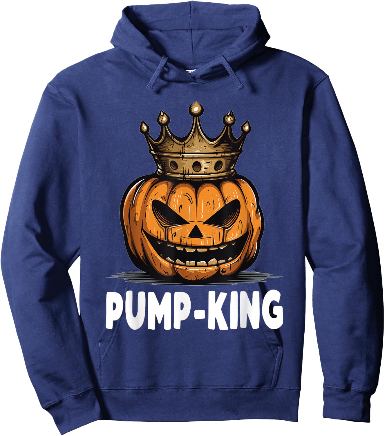 Pump King Couple Matching Halloween Outfits Hoodie - Hoodie | Navy