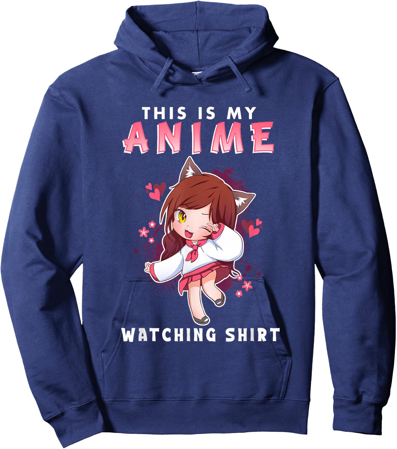 This Is My Anime Watching Hoodie - Hoodie | Navy