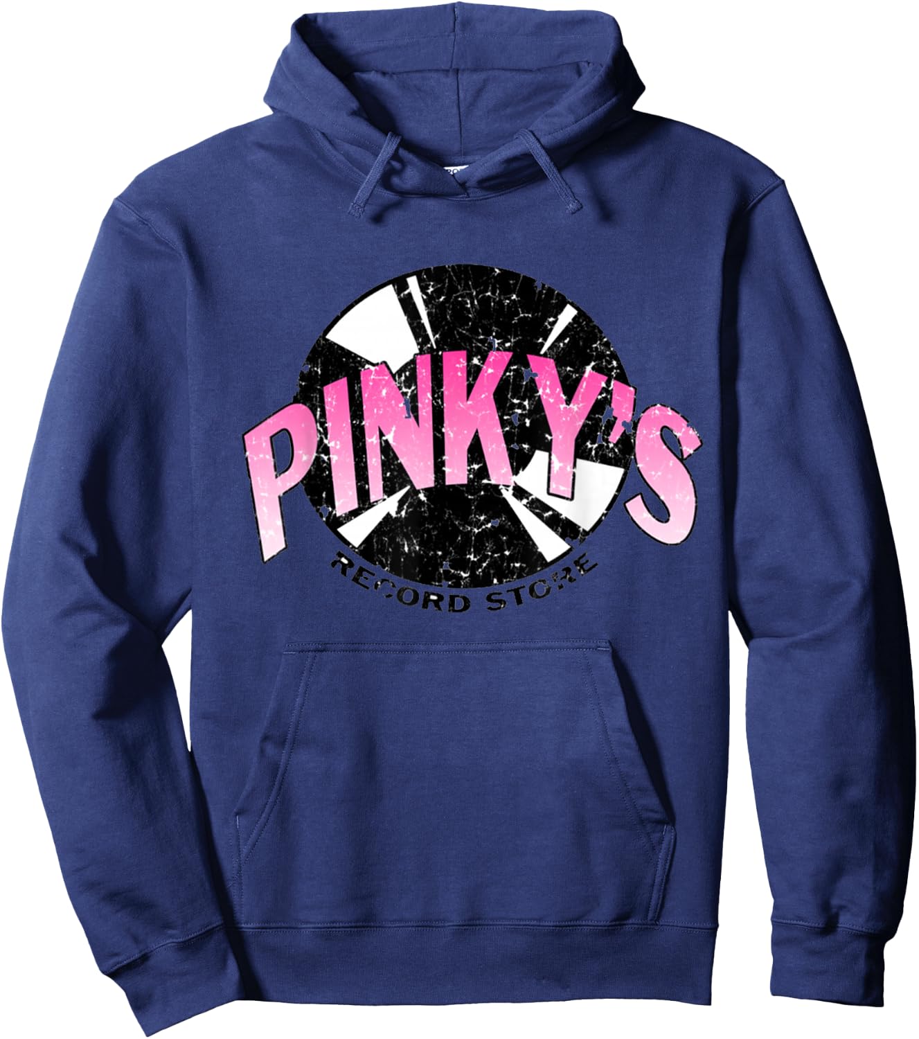 Pinky's Record Store Vinyl Opened Every Friday Hoodie - Hoodie | Navy