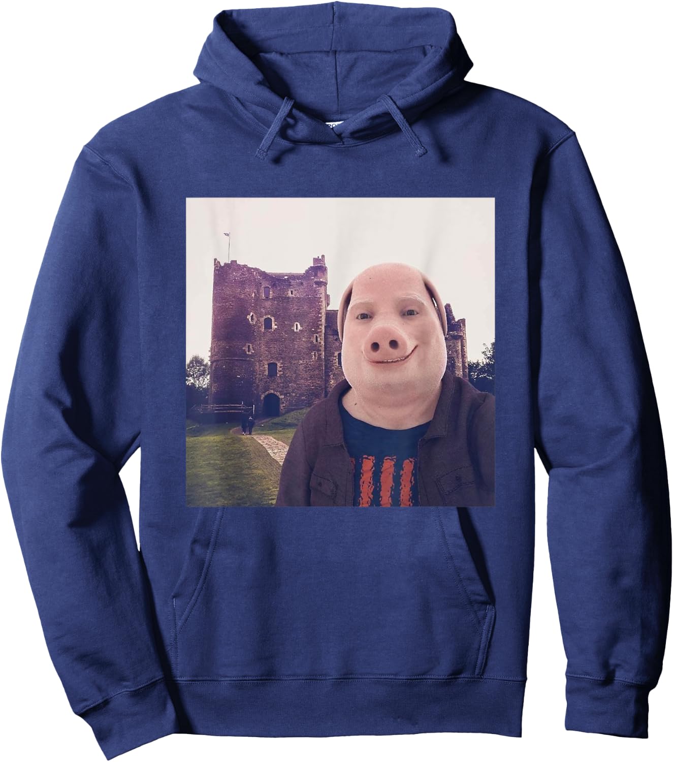 I Heart John Pork Funny Genz Meme Hoodie - Hoodie | Navy