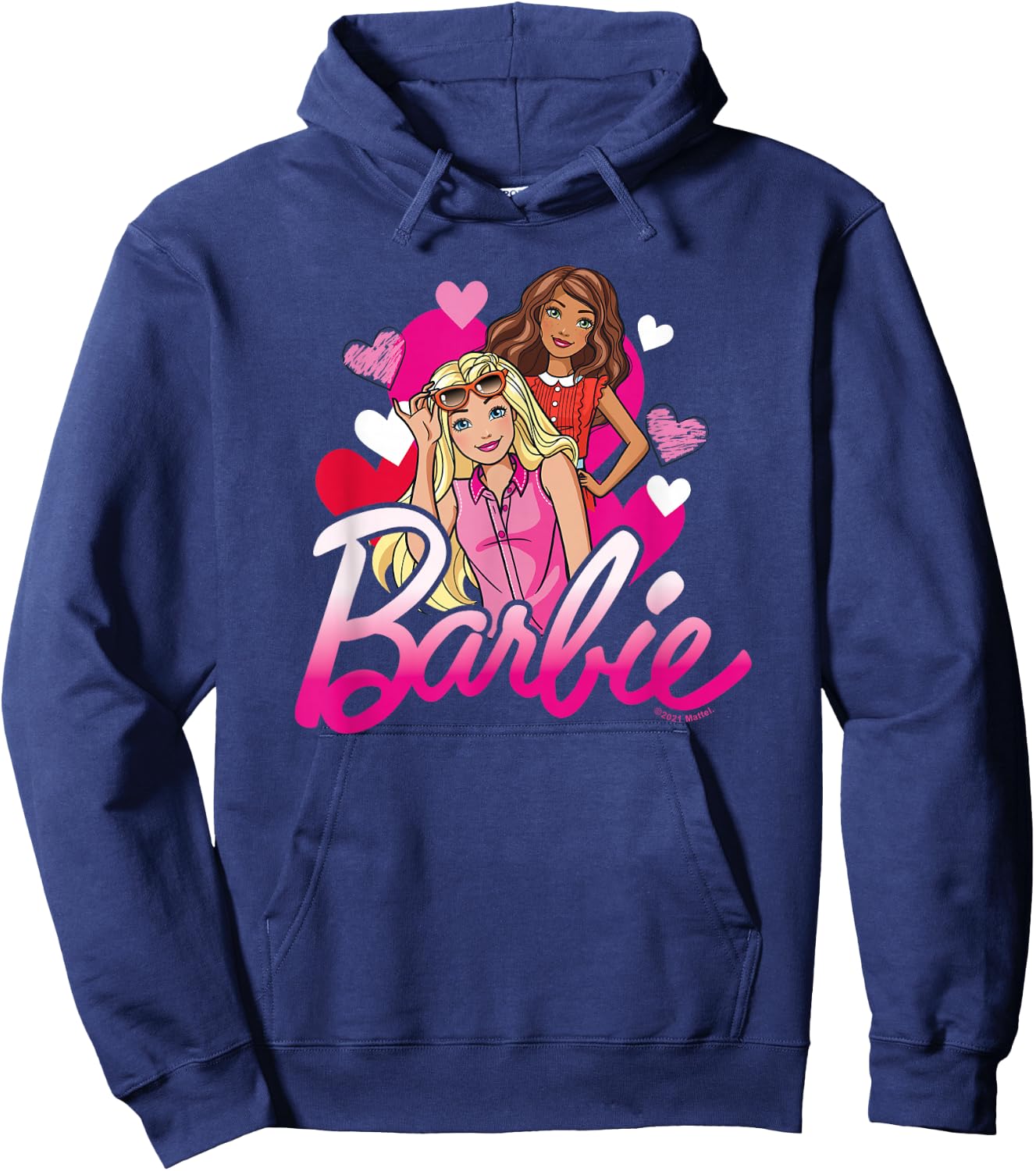 Barbie - Barbie Hearts Hoodie - Hoodie | Navy