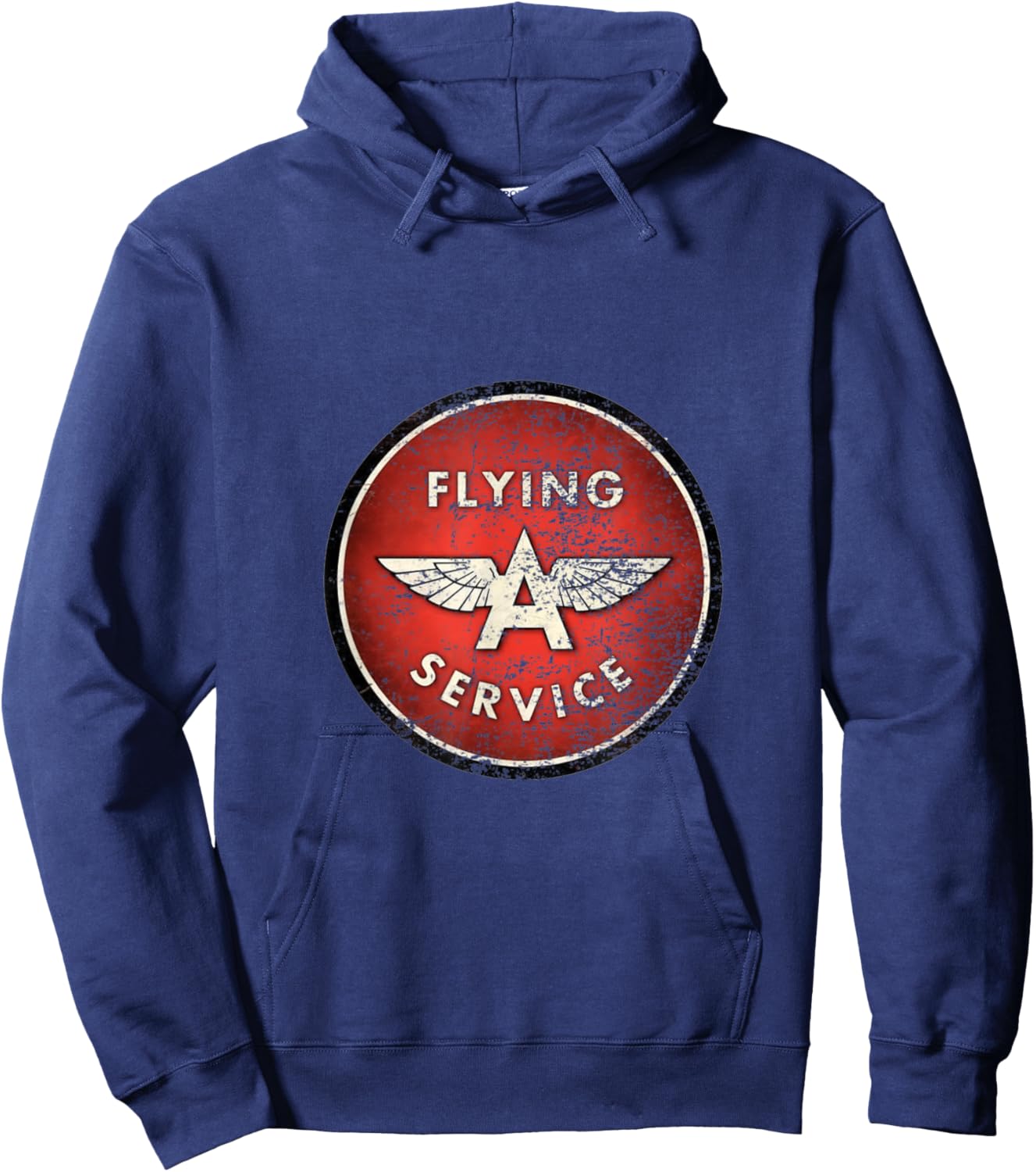 Vintage Flying A Gas Station Hoodie - Hoodie | Navy