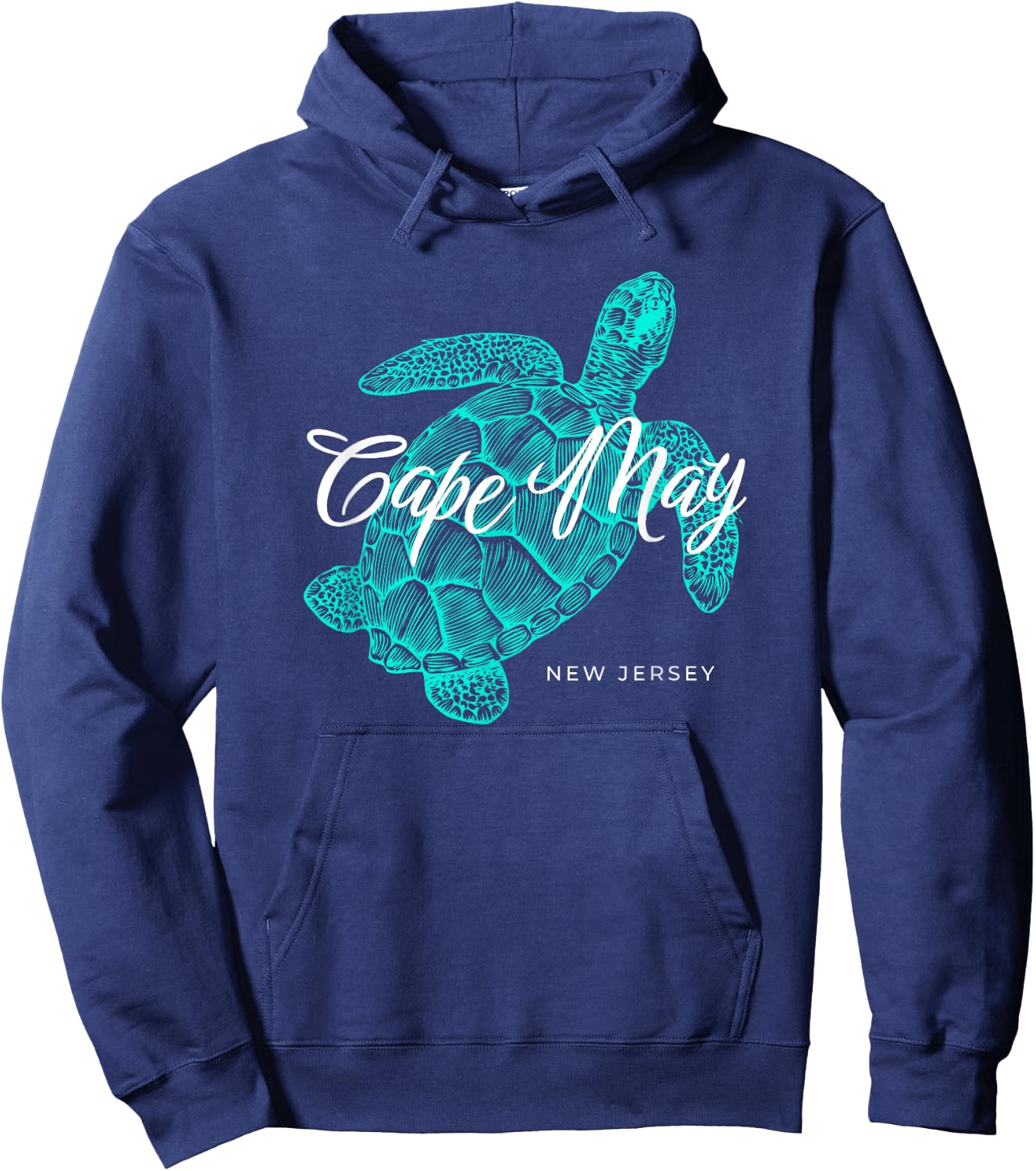 Cape May New Jersey Hoodie - Hoodie | Navy