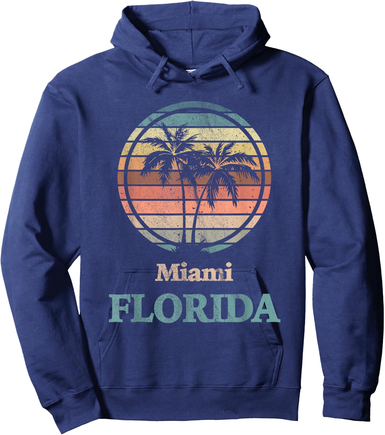 Miami Florida Hoodie - Hoodie | Navy