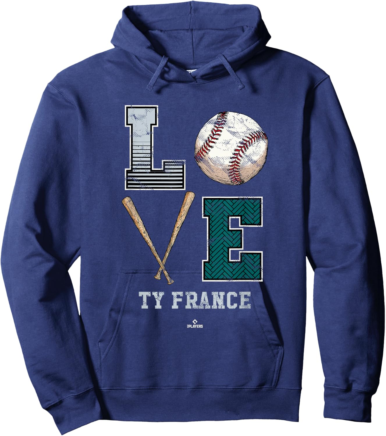 Love Ty France Ty France Seattle MLBPA Hoodie - Hoodie | Navy