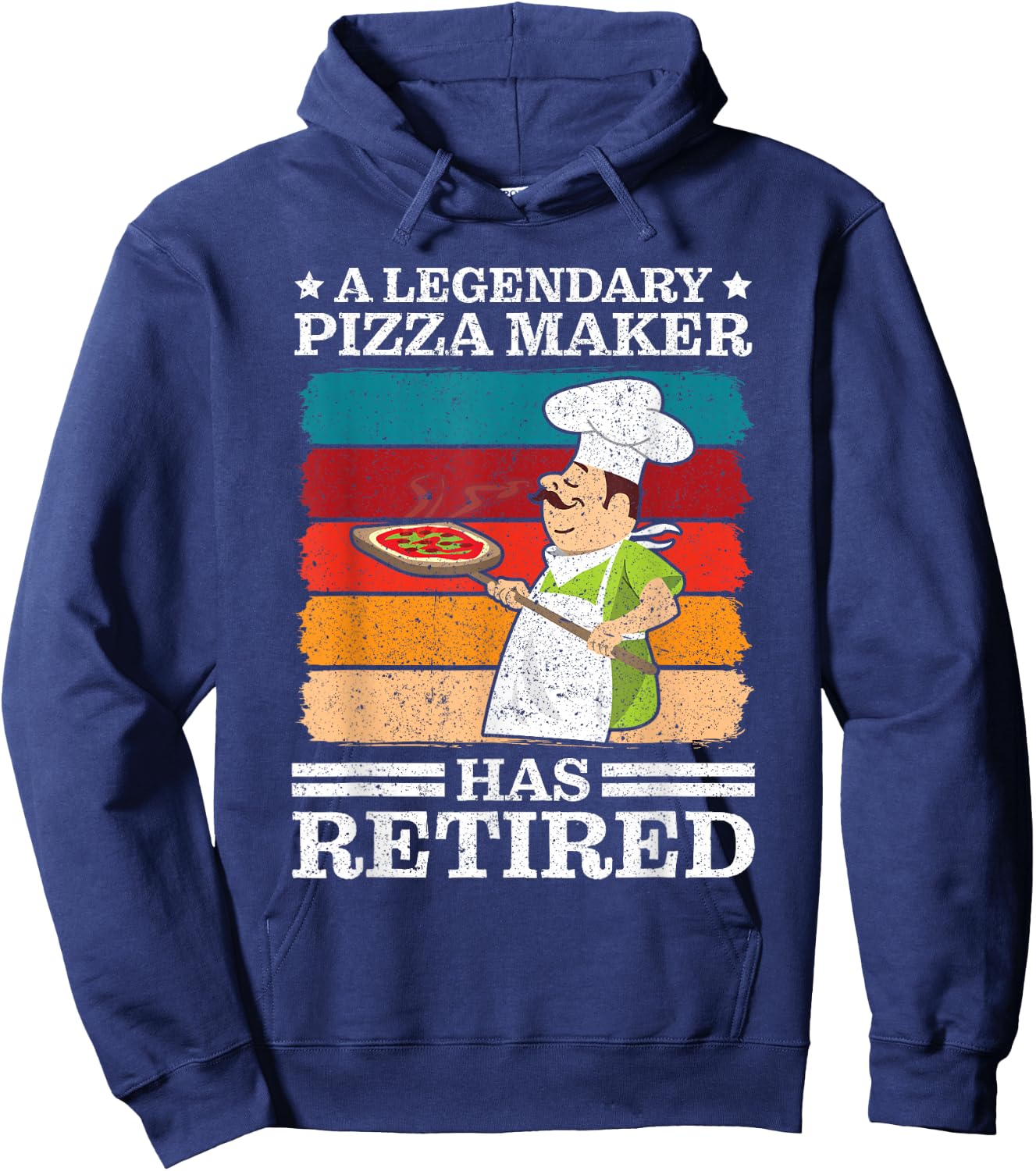 Legendary Pizza Maker has retired Pizza Making Hoodie - Hoodie | Navy