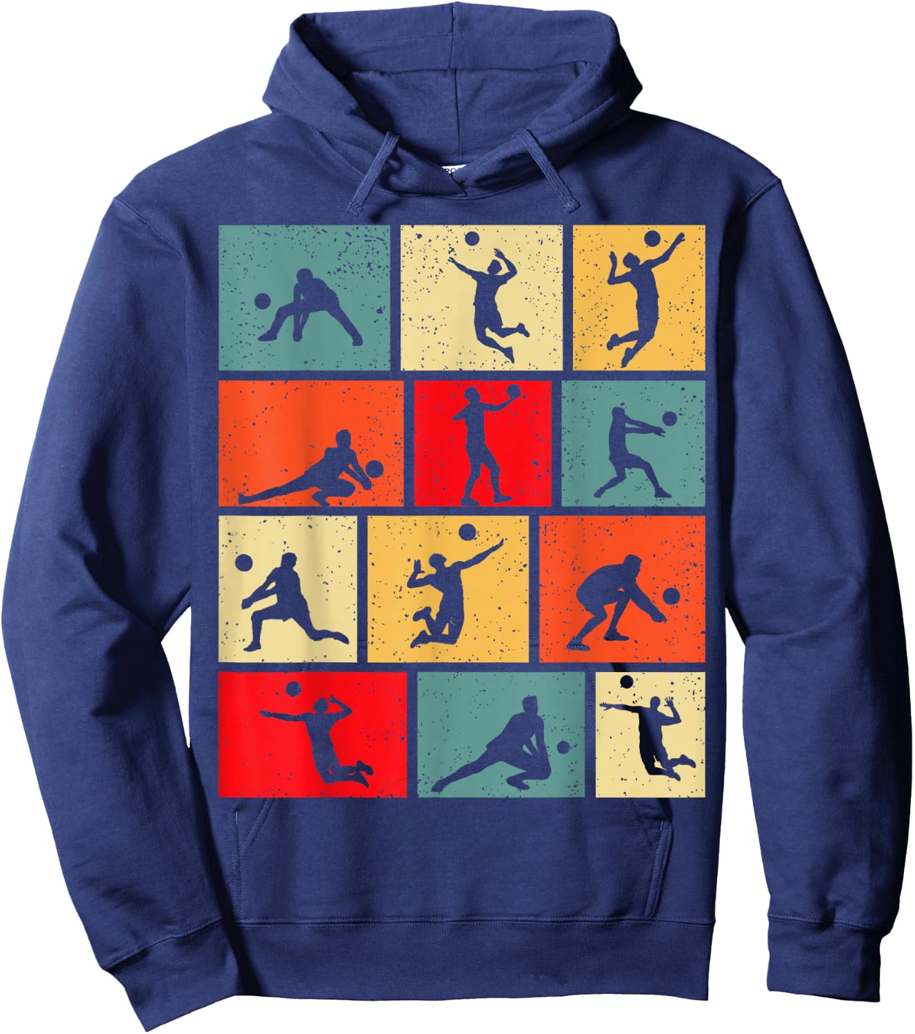 Volleyball Boys Men Youth Hoodie - Hoodie | Navy