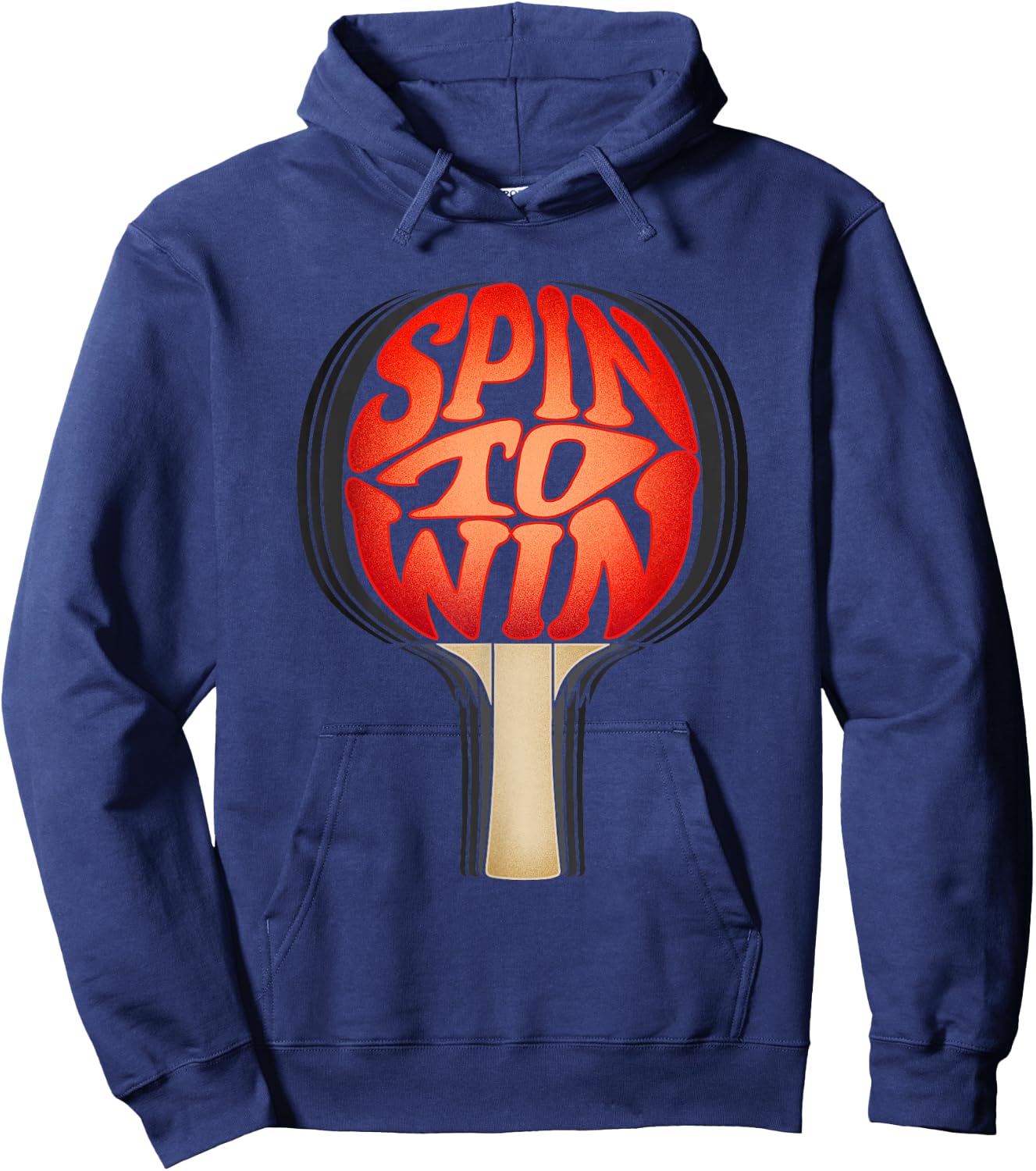 Spin To Win I Ping Pong Hoodie - Hoodie | Navy