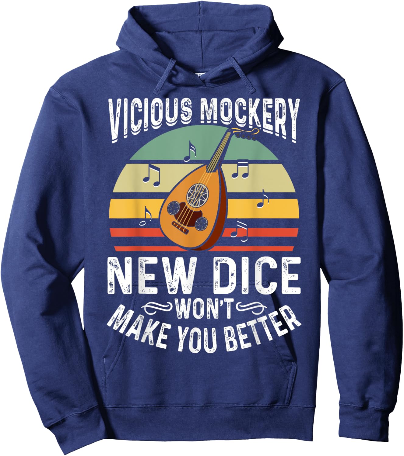 Vicious Mockery Bard Shirt Funny Music Gift Hoodie - Hoodie | Navy
