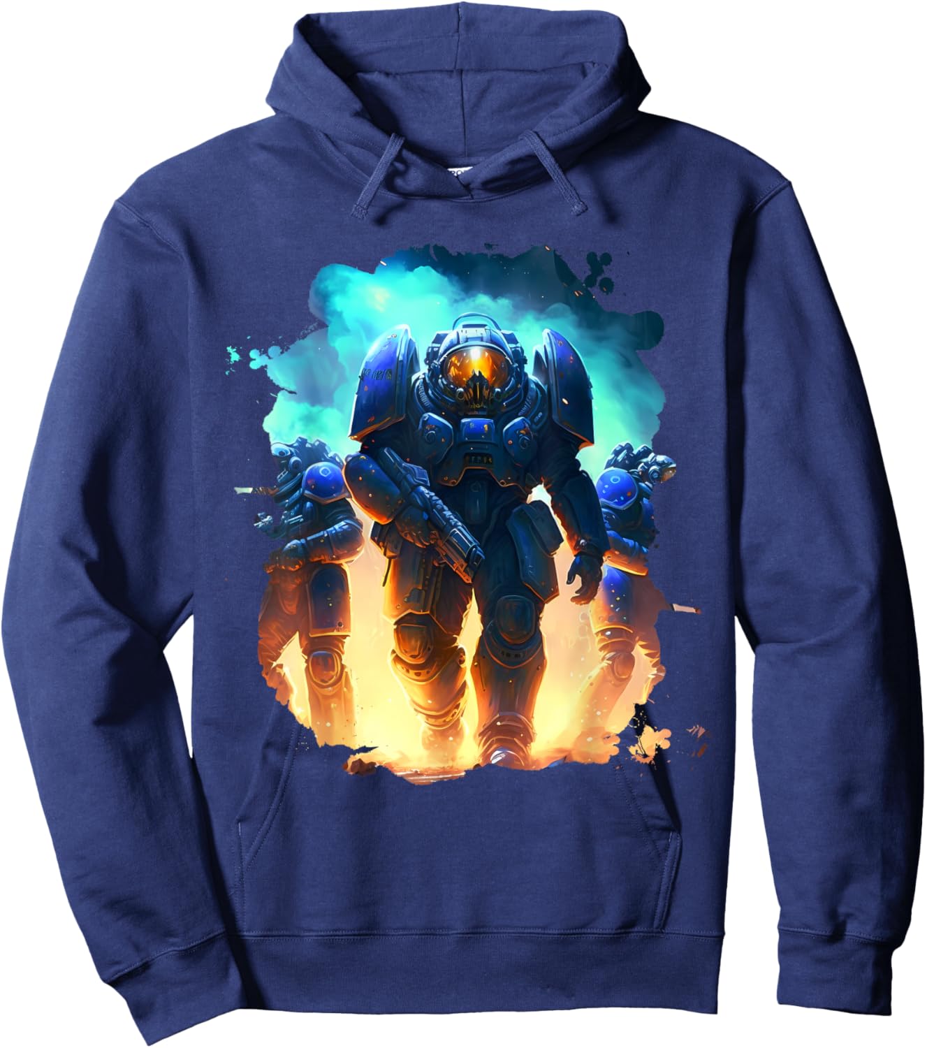 Heroes in Space The Amazing Space Marines Hoodie - Hoodie | Navy