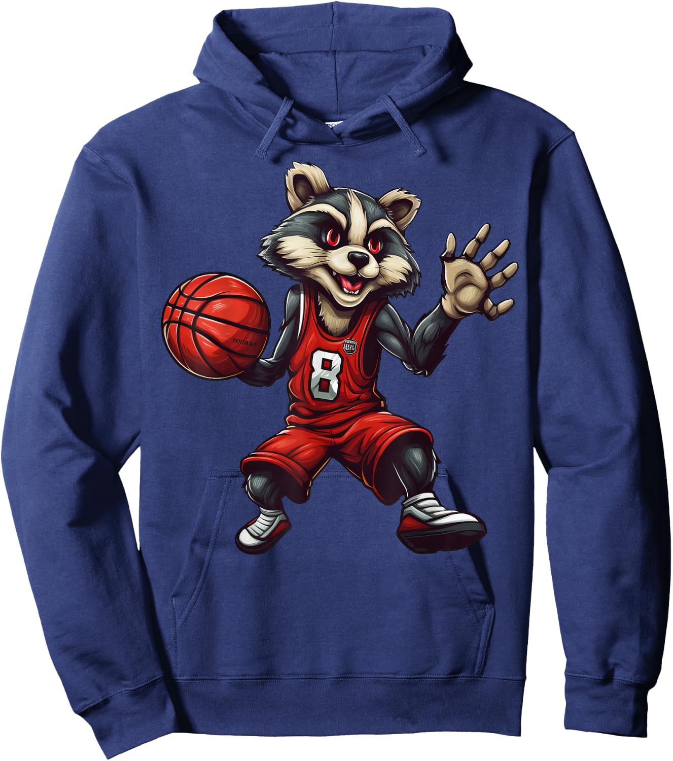 Basketball Badger Hoodie - Hoodie | Navy