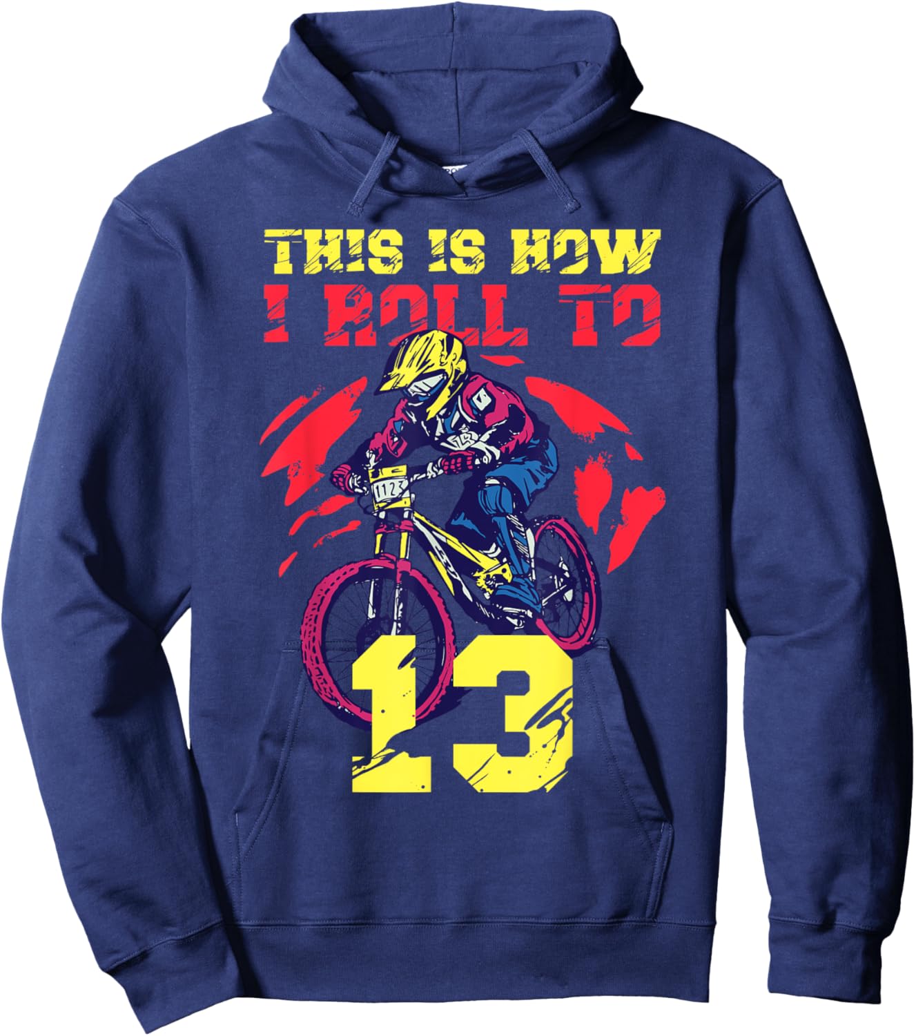 This Is How I Roll To 13 Hoodie - Hoodie | Navy