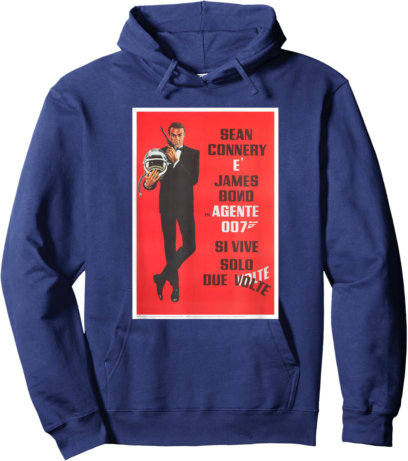 Official James Bond 007 You Only Live Twice Hoodie - Hoodie | Navy