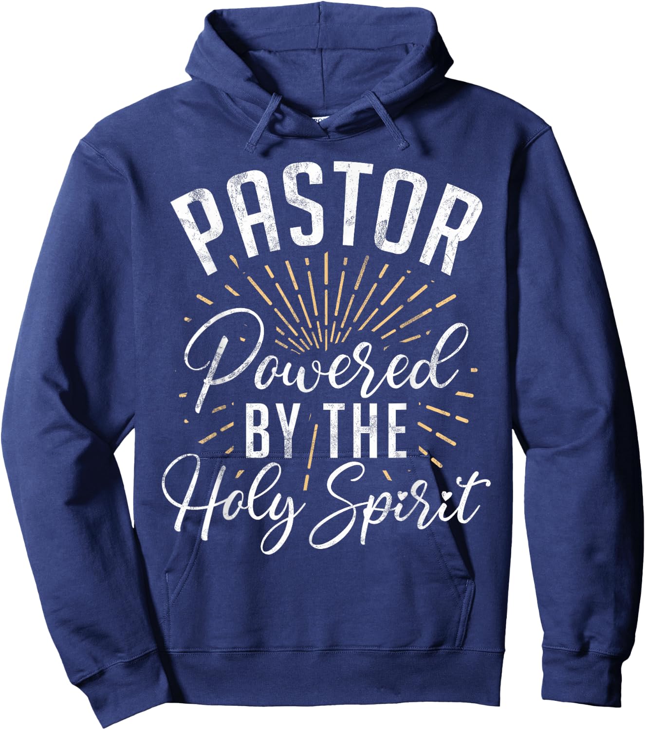 Pastor Powered by The Holy Spirit Pastor Hoodie - Hoodie | Navy