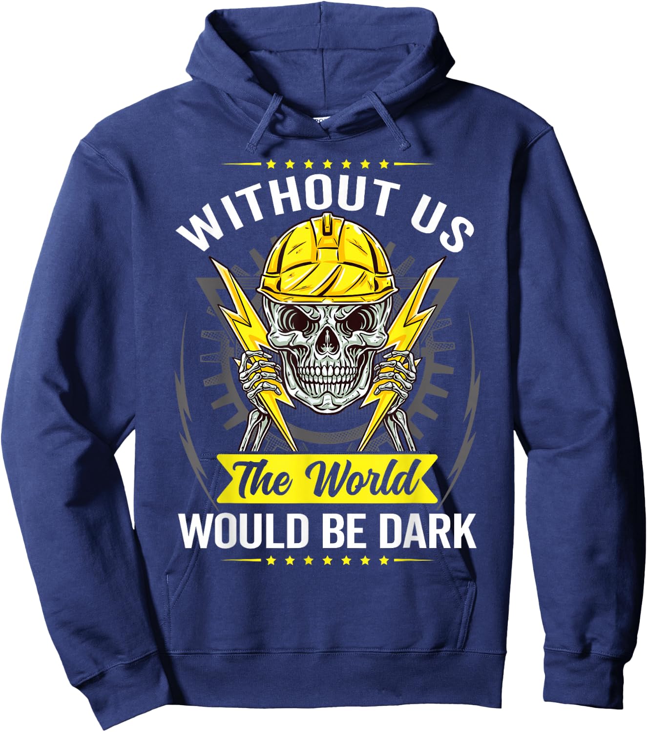 Electrical Lineman Power Lineman Hoodie - Hoodie | Navy