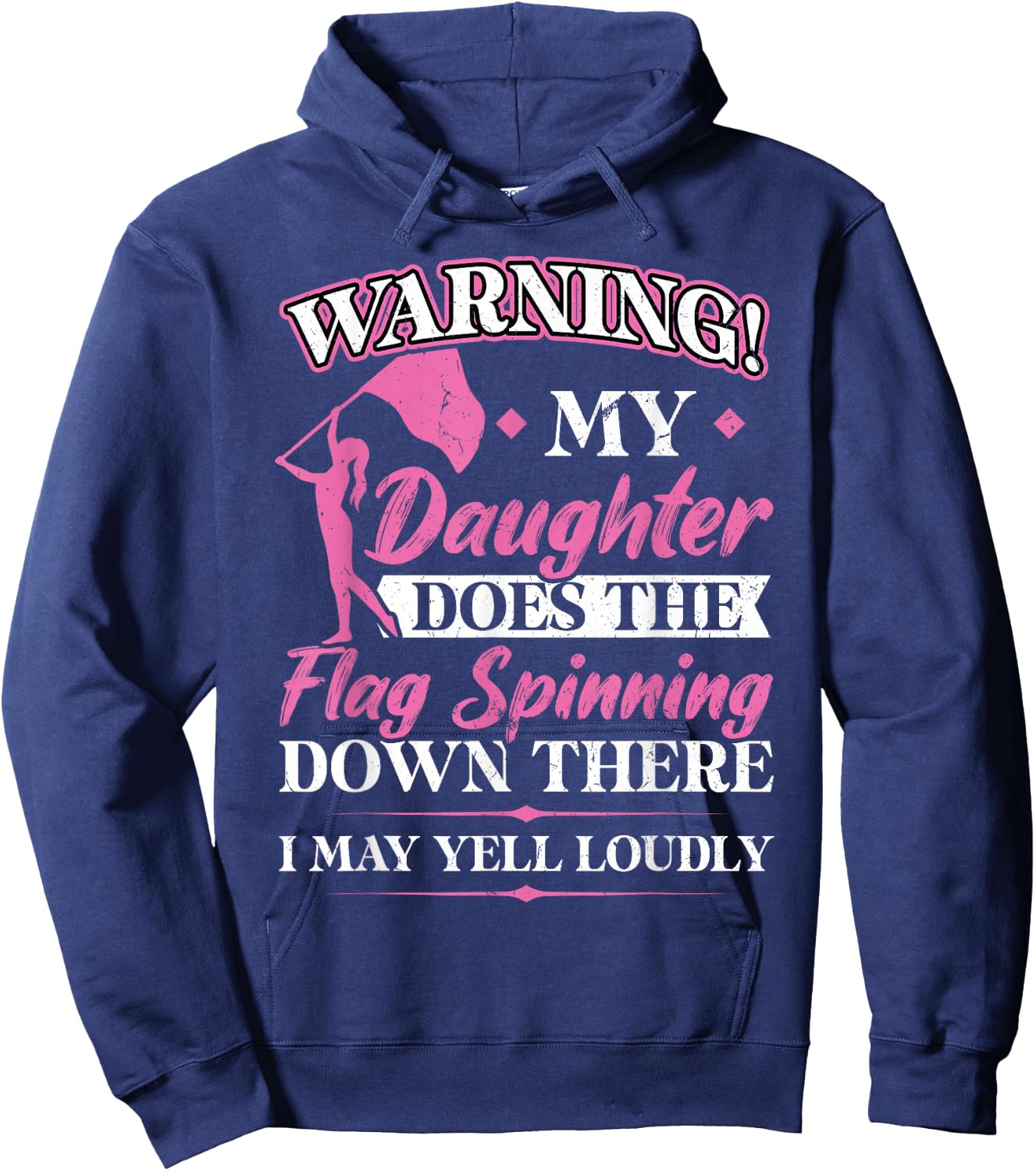 Mom of a Color Guard - Colorguard Hoodie - Hoodie | Navy