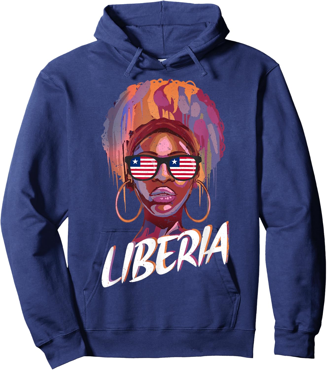 Liberia Hoodie - Hoodie | Navy
