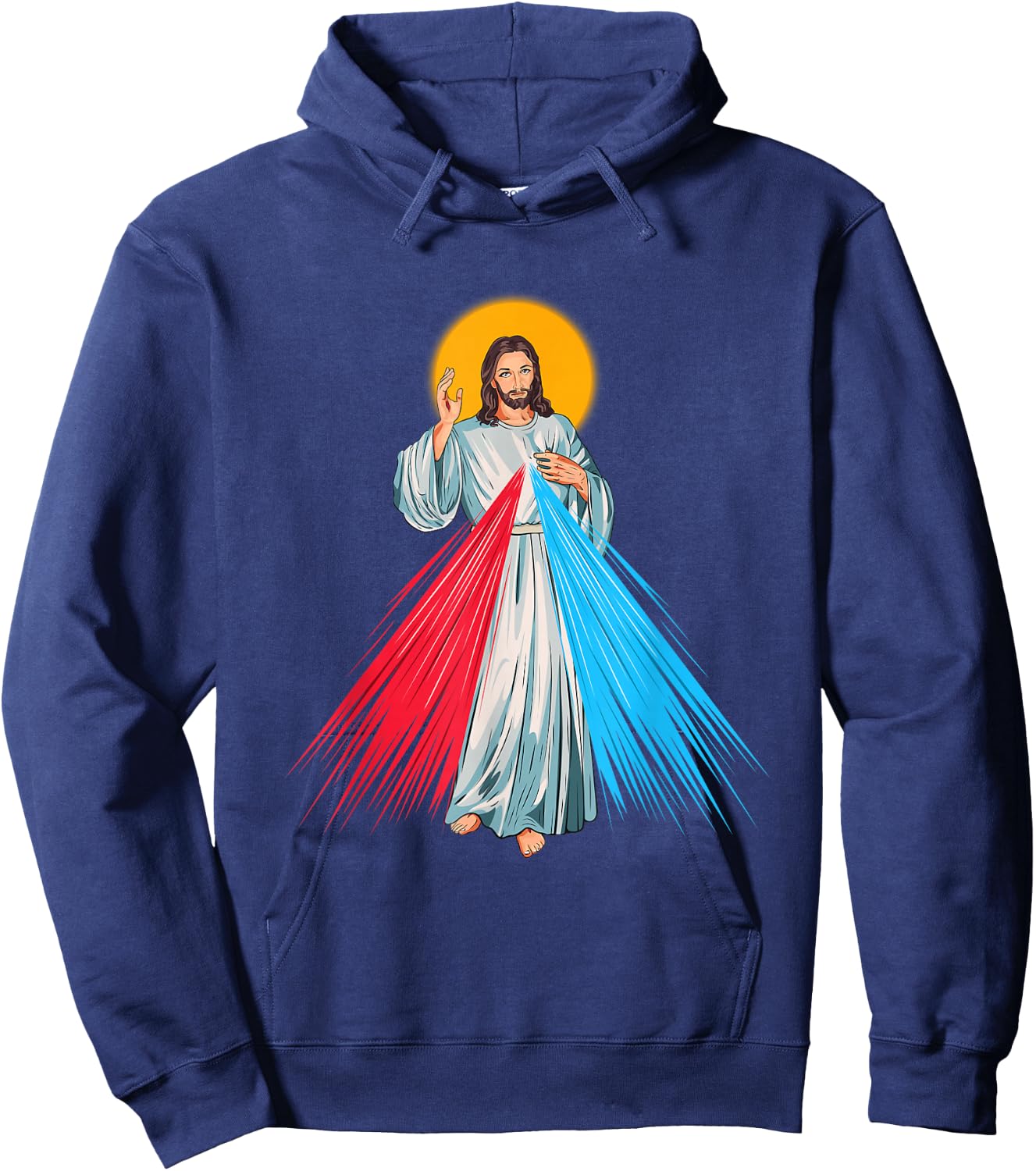 Divine Mercy of JESUS CHRIST Hoodie - Hoodie | Navy