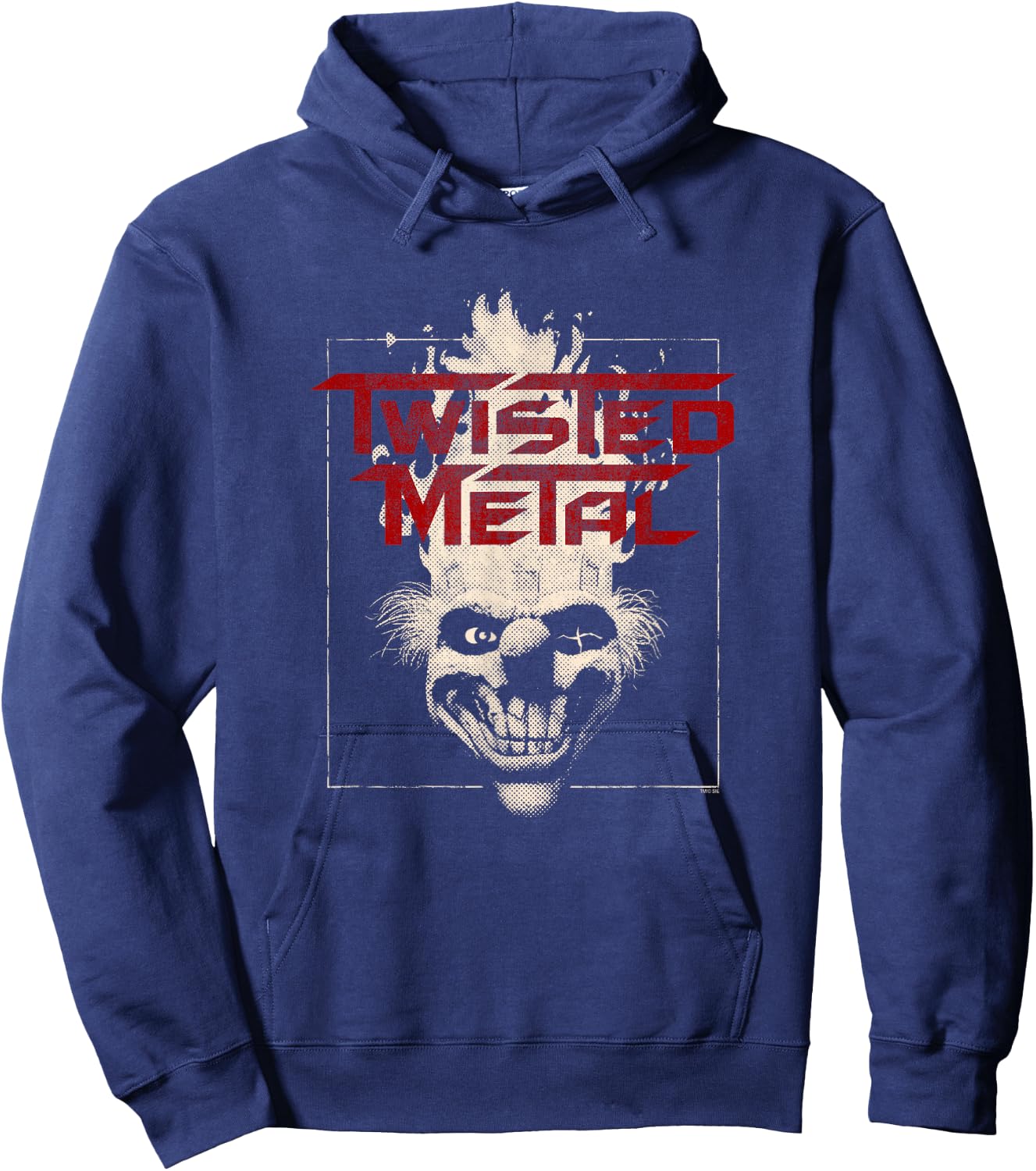 Twisted Metal Sweet Tooth Head Hoodie - Hoodie | Navy
