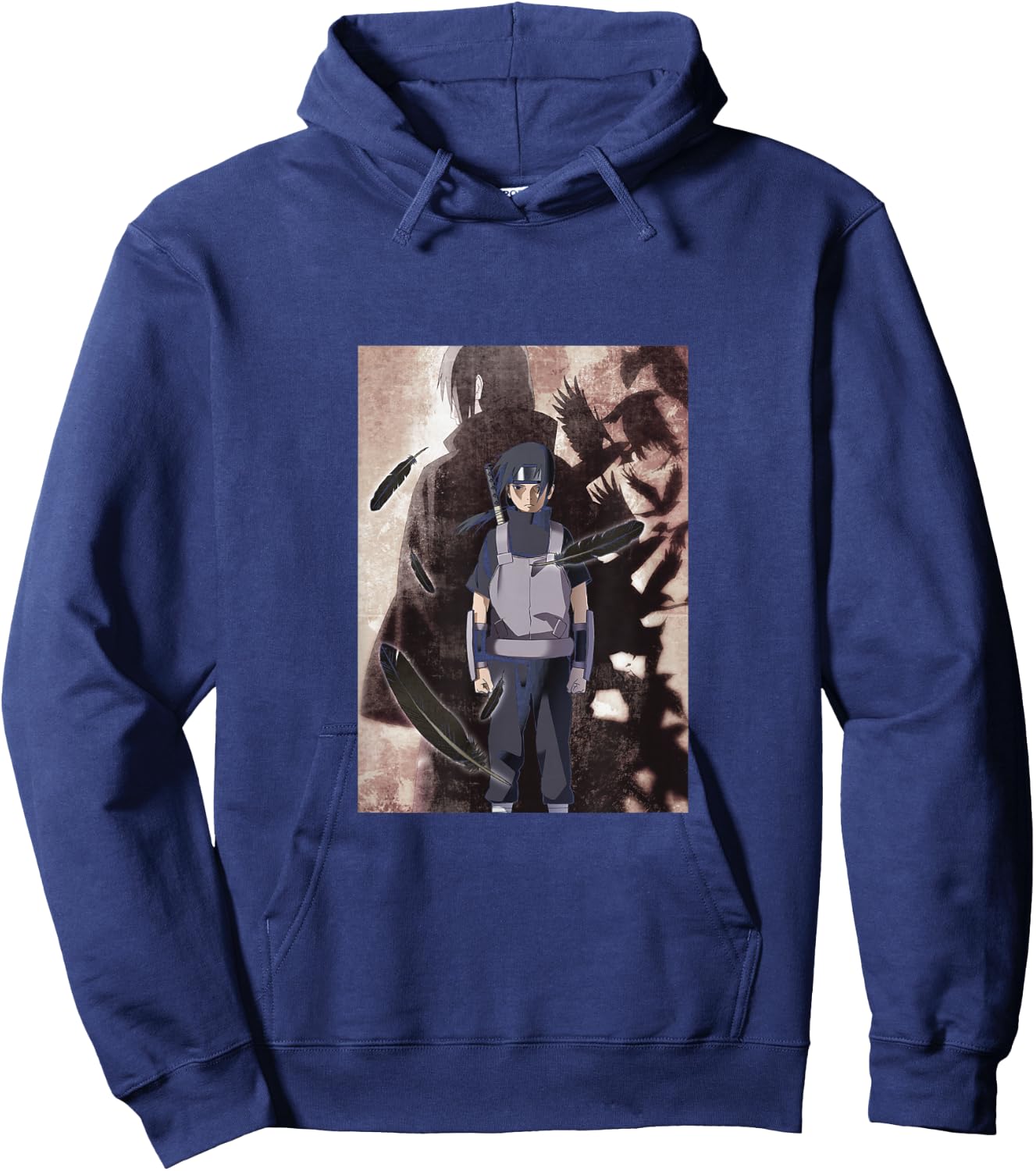 Naruto Shippuden Anbu Itachi Uchiha Small Hoodie - Hoodie | Navy