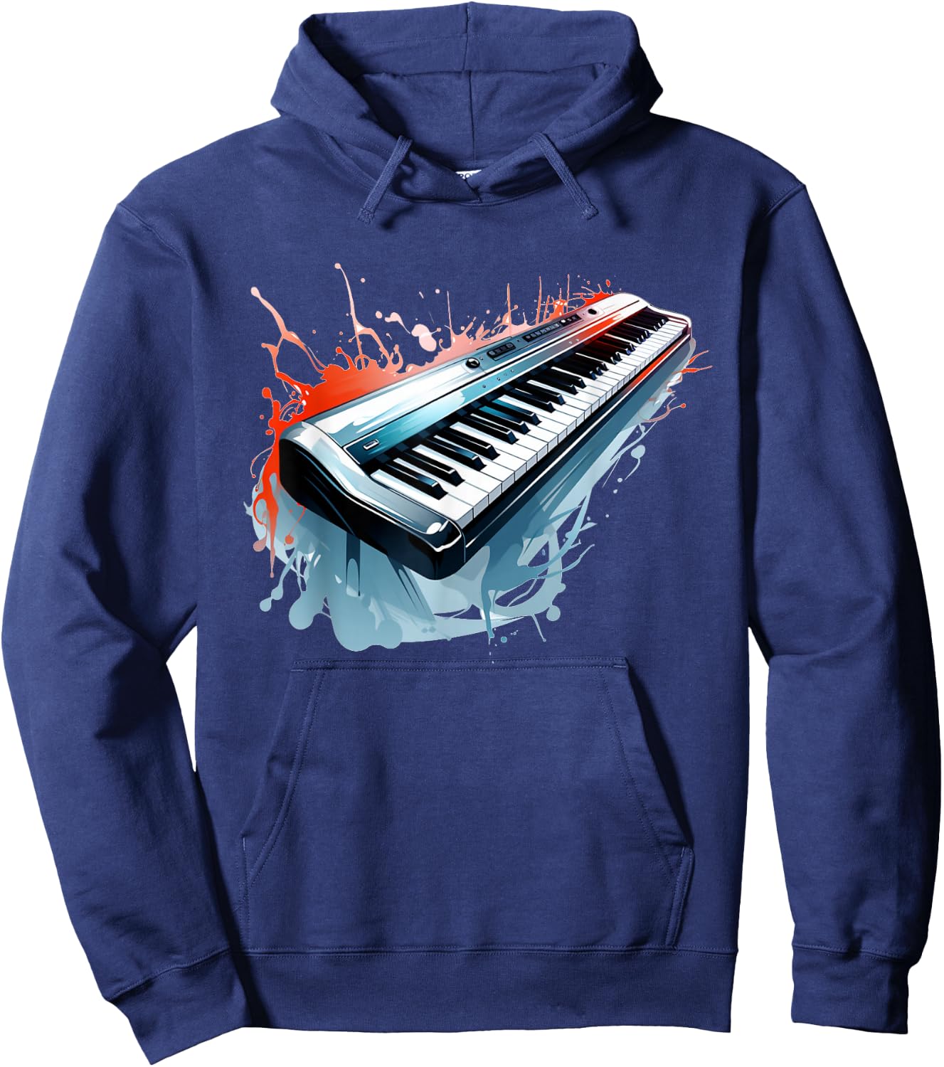 Music Keyboard Costume for Boys and Girls Hoodie - Hoodie | Navy