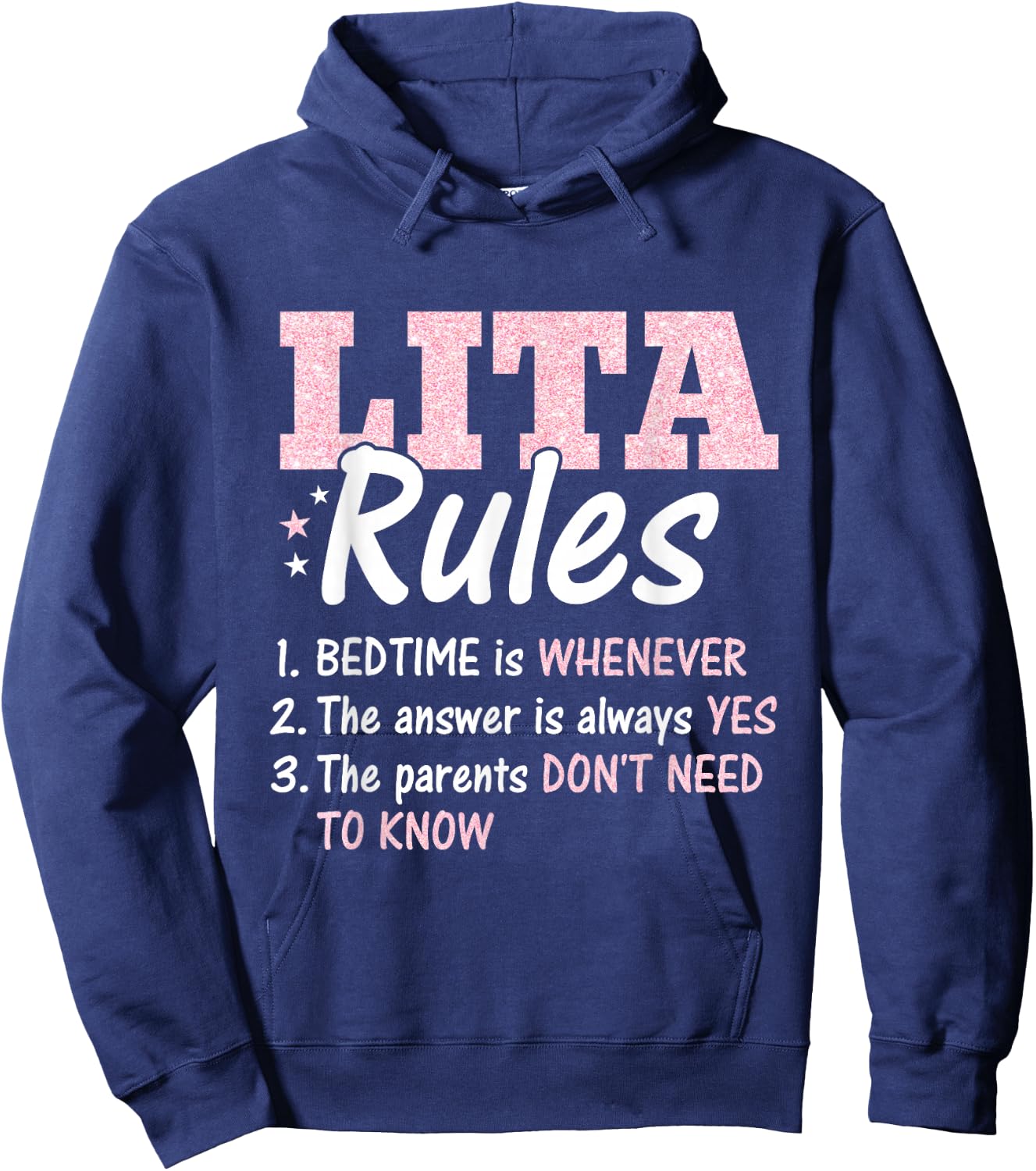 The Lita Rules Grandma Definition Hoodie - Hoodie | Navy