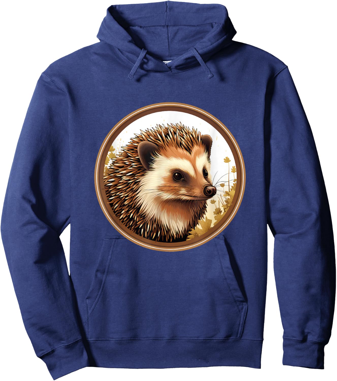 Cute Hedgehog Hoodie - Hoodie | Navy