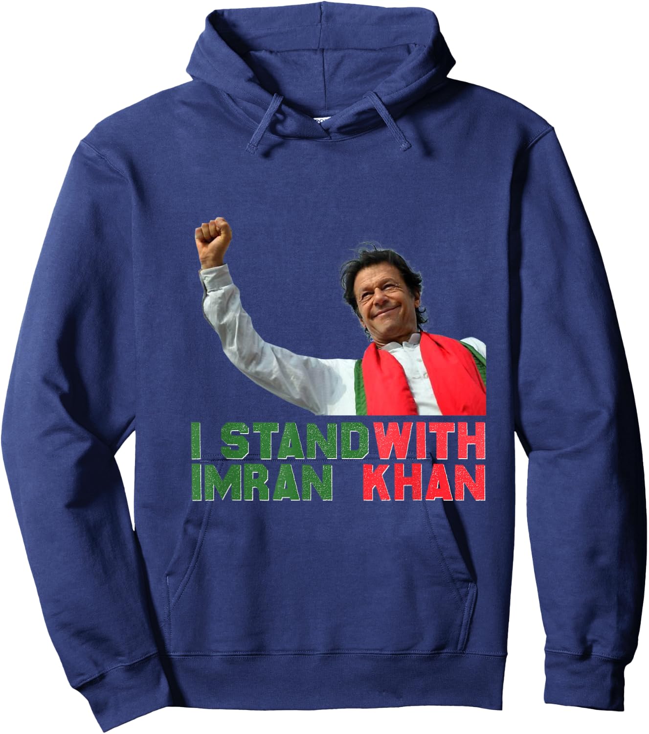 Imran Khan PTI Party Pakistan Support Freedom Hoodie - Hoodie | Navy