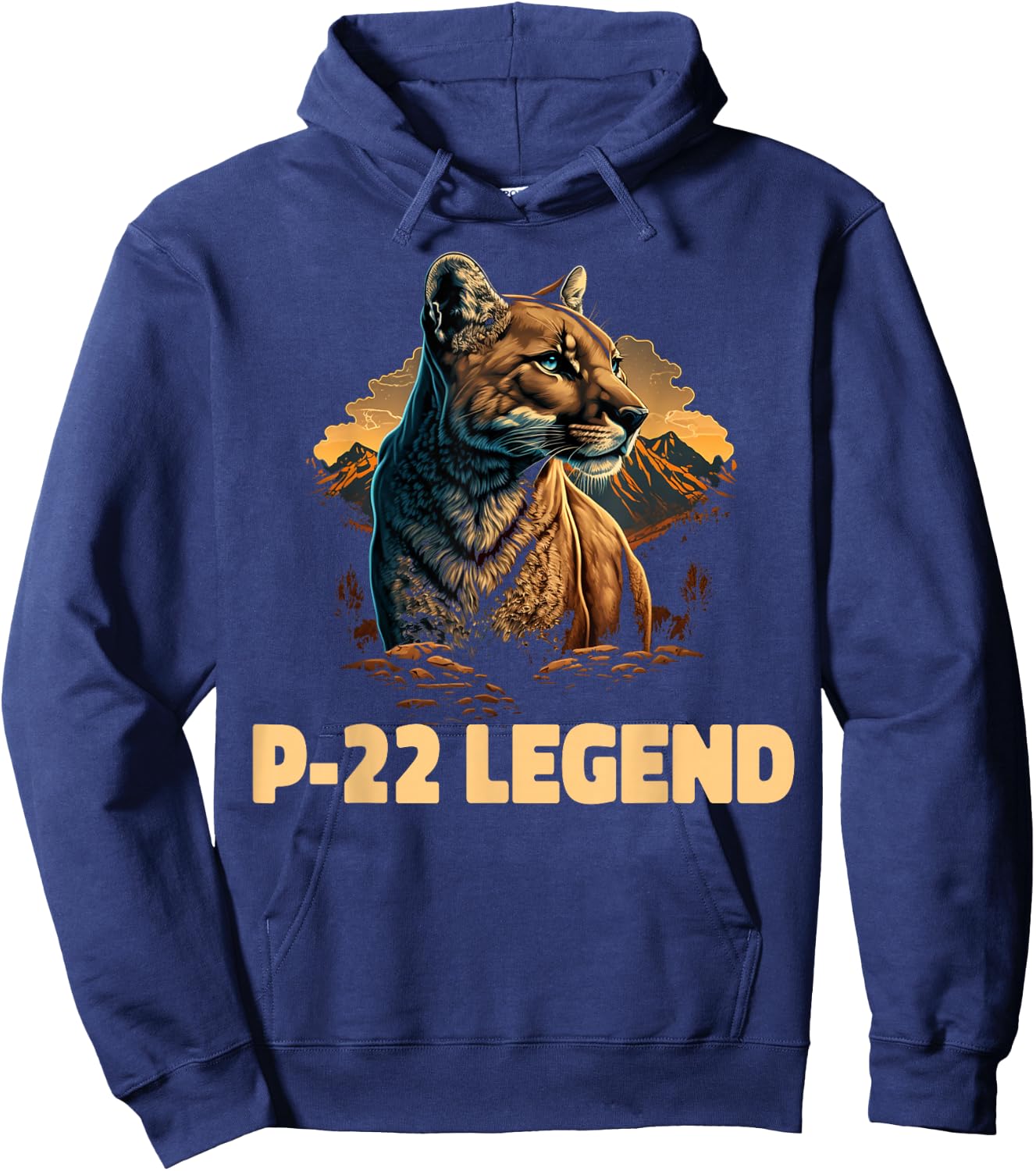 P-22 Mountain Lion Silver Lake P22 Hoodie - Hoodie | Navy