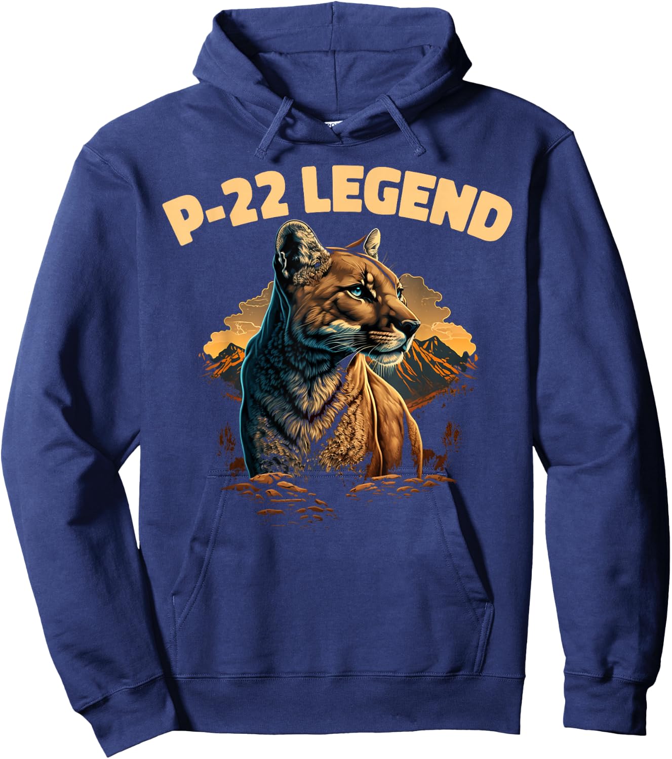 P-22 Mountain Lion Silver Lake P22 Hoodie - Hoodie | Navy