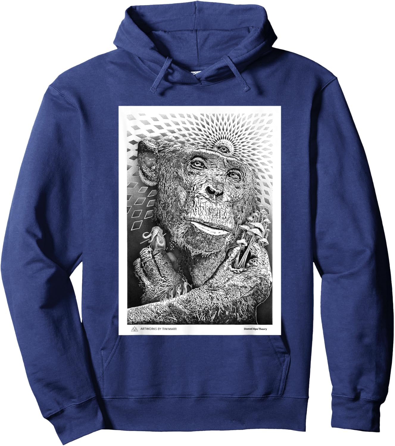 Stoned Ape Theory Hoodie - Hoodie | Navy