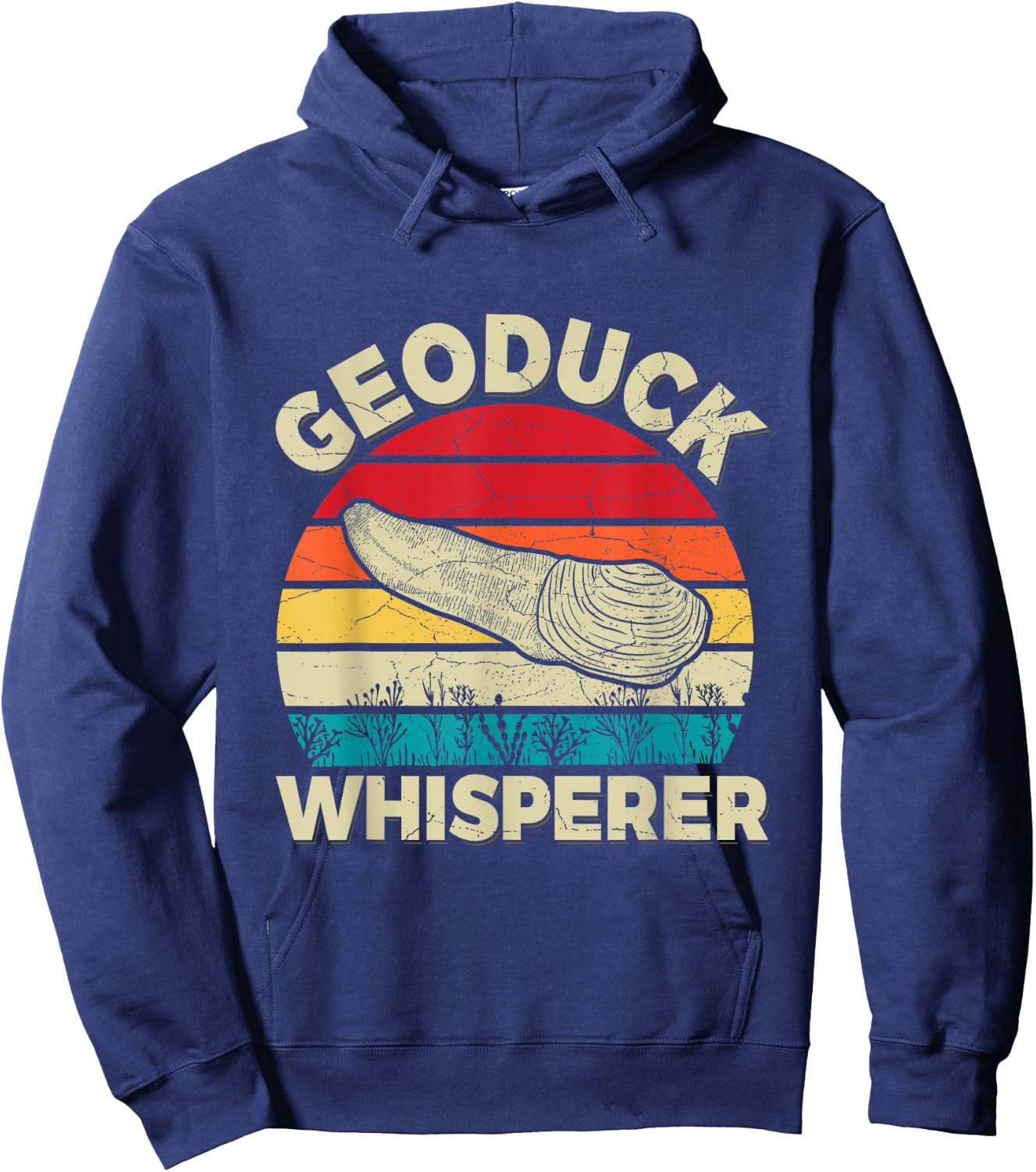 Geoduck Whisperer Design for a Geoduck Expert Hoodie - Hoodie | Navy