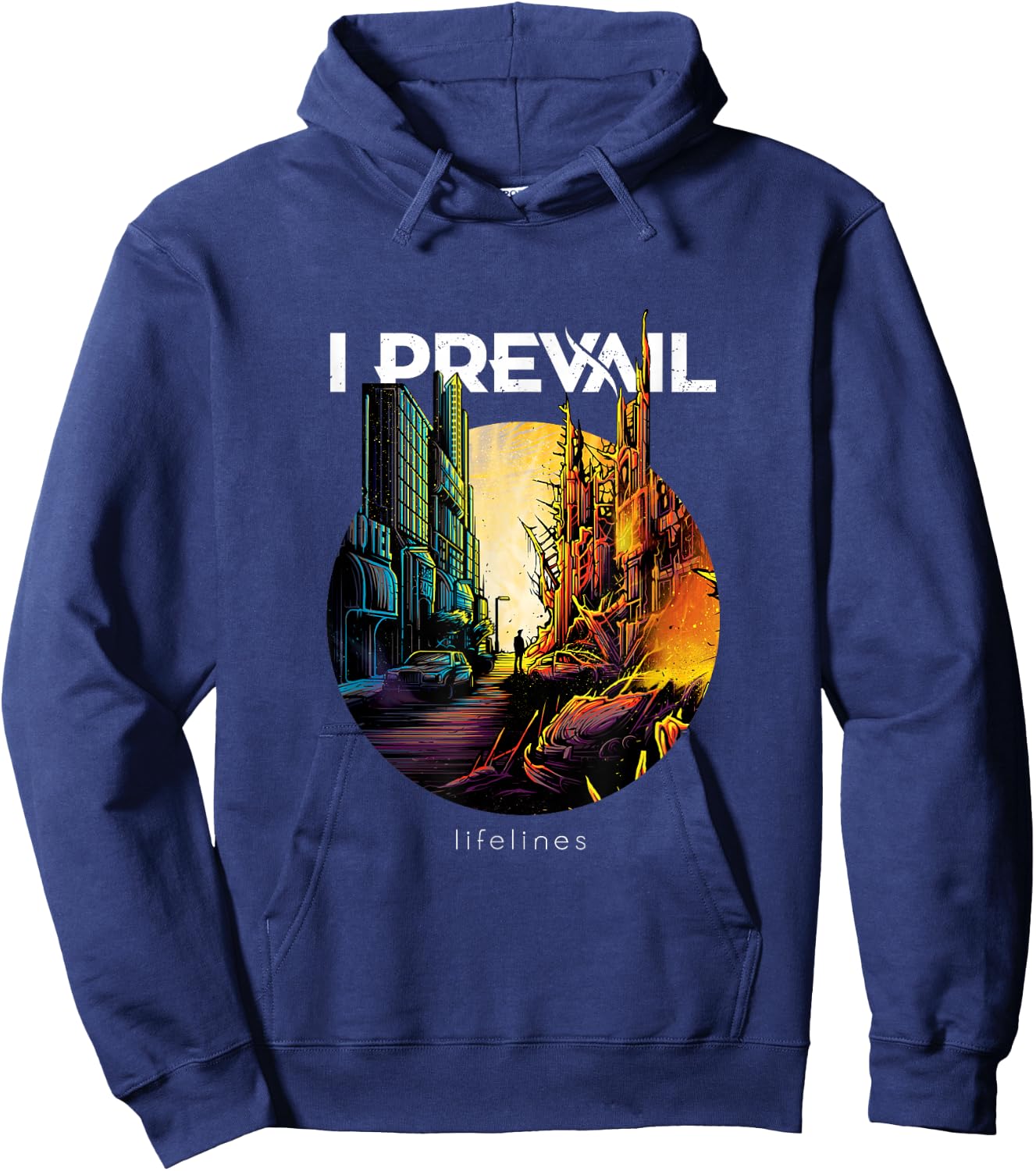 I Prevail - Lifelines Cover Hoodie - Hoodie | Navy