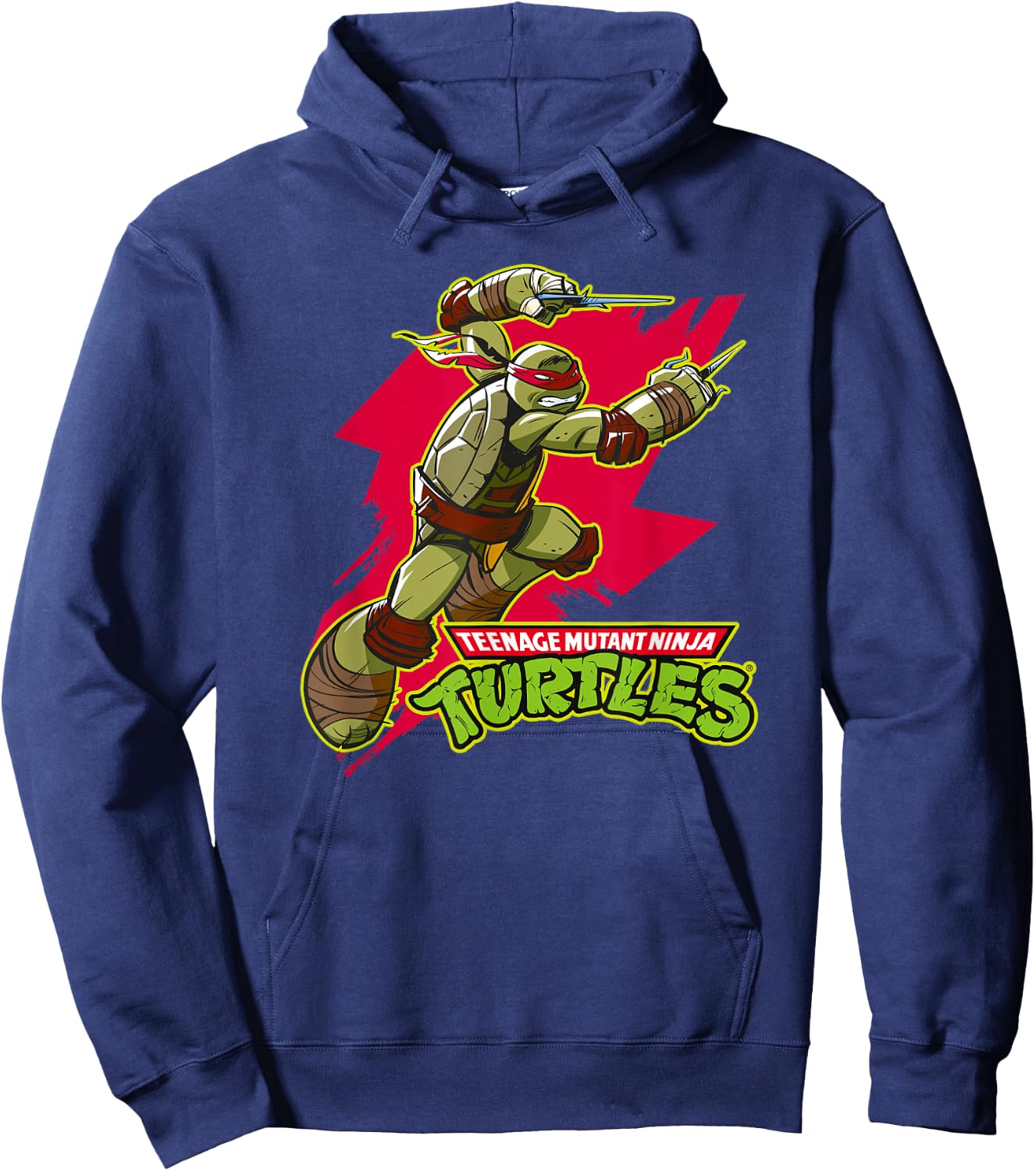 Raphael - Red Splash Hoodie - Hoodie | Navy